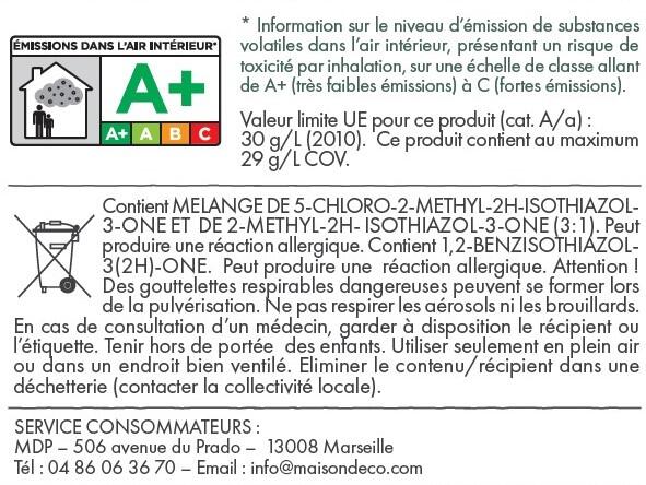Peinture tableau craie vert mat MAISON DECO Gribouille 0.5 l - 9