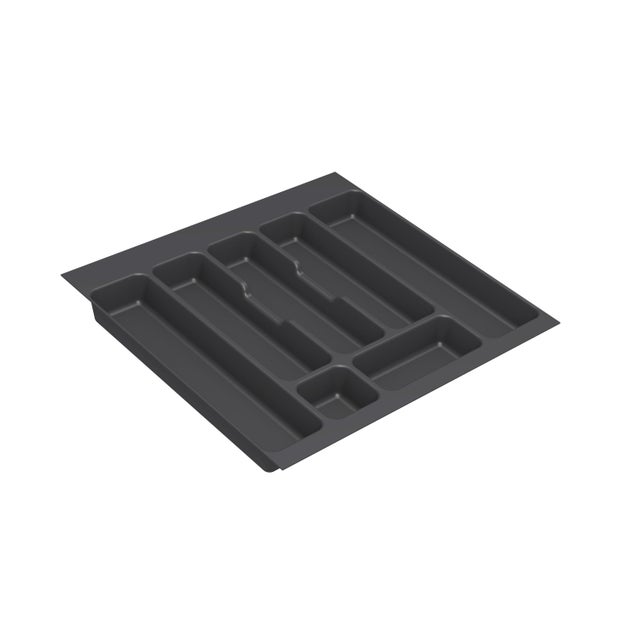 Range-couverts gris pour tiroir de 60 cm DELINIA
