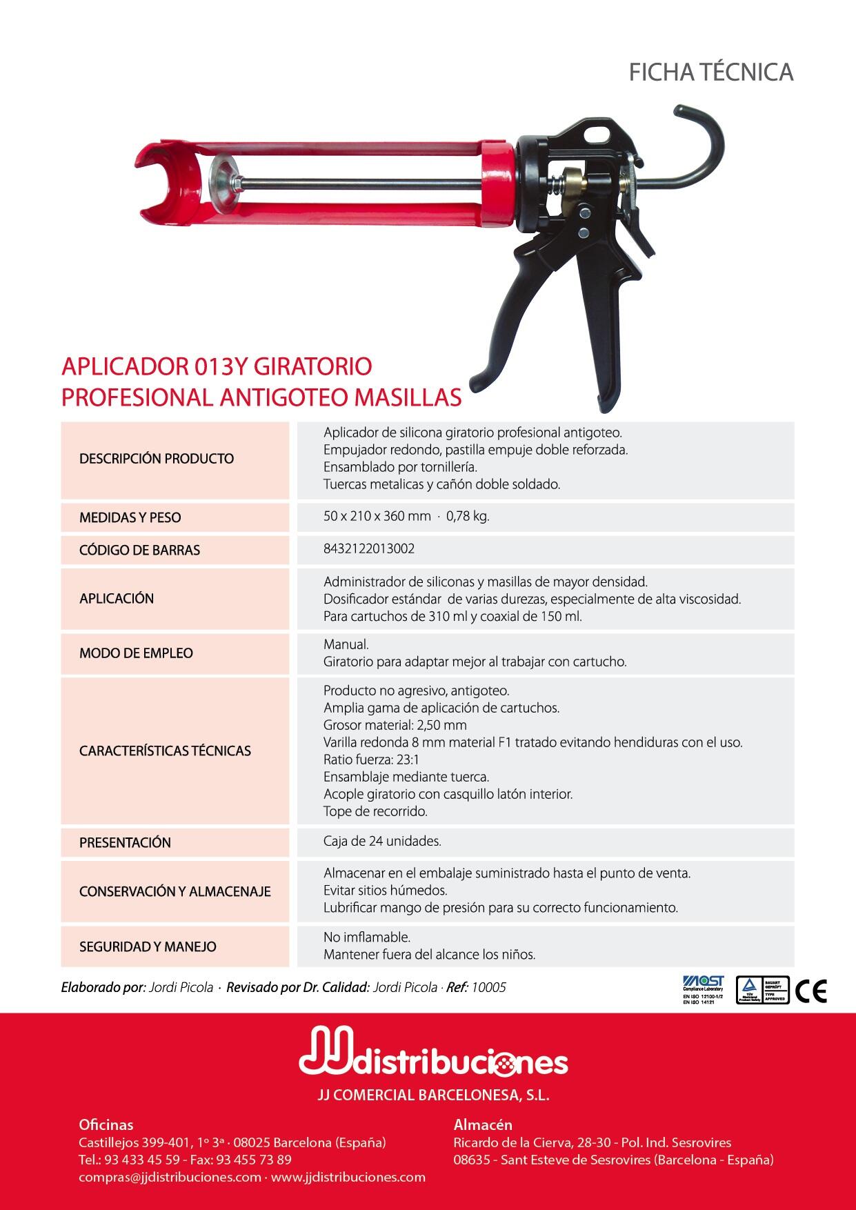 PISTOLA SILICONA PROFESIONAL ANTIGOTEO - 3