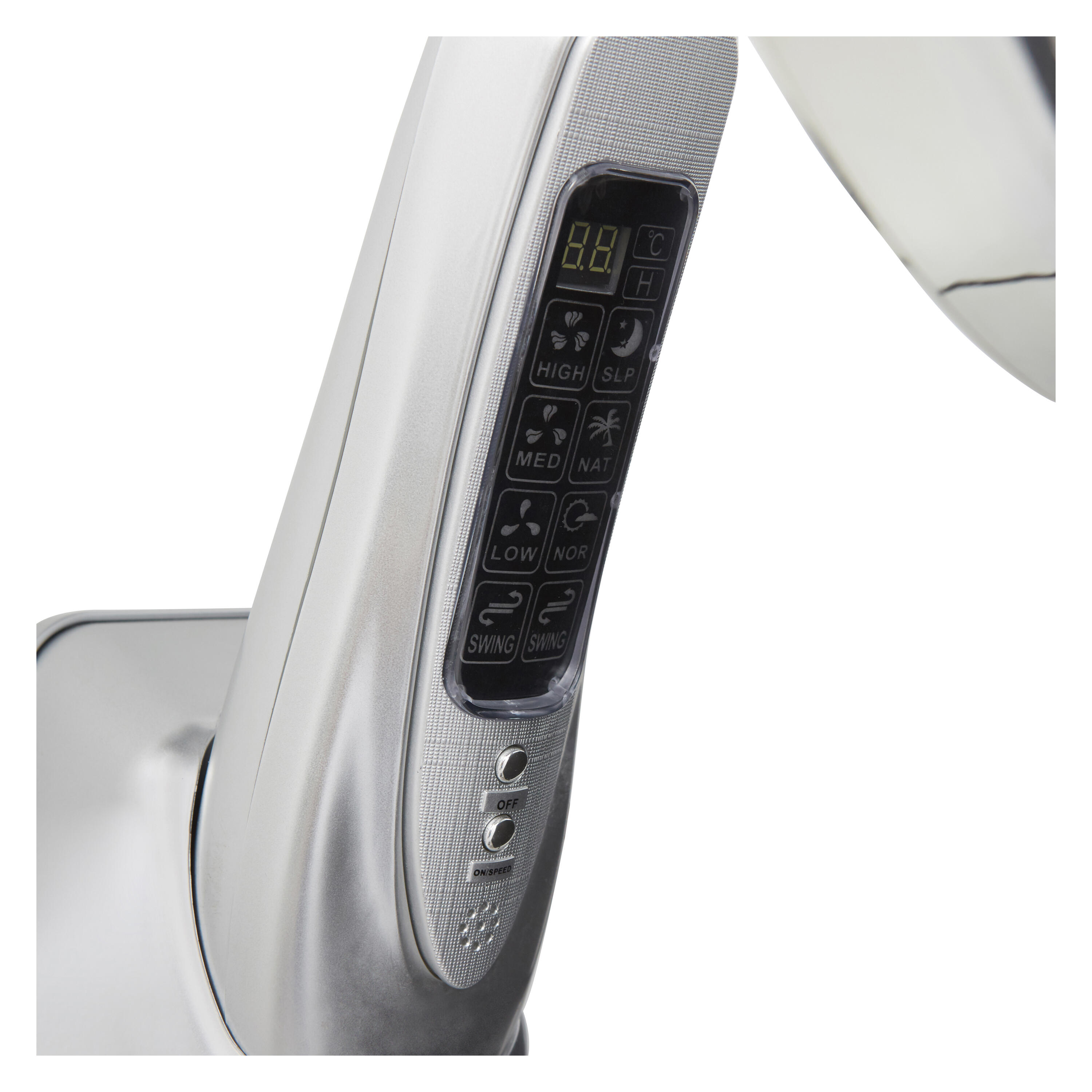 Ventilateur mural, EQUATION, Wally gris 55 W, D40 cm - 6