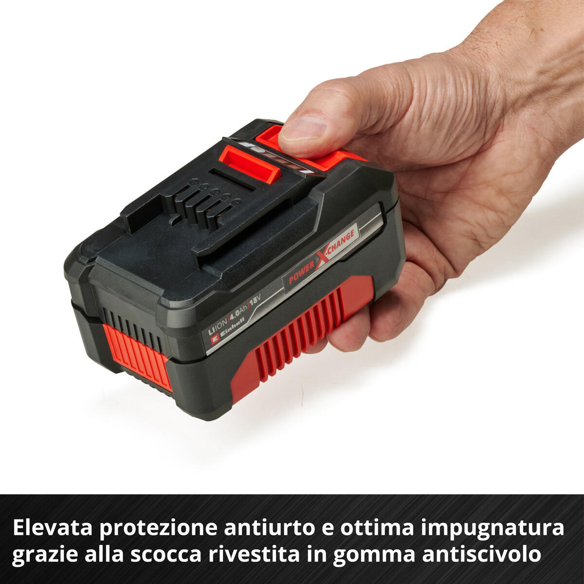 Caricatore e batteria da 18V e 4Ah EINHELL Starter Kit PXC Power X-Change - 5
