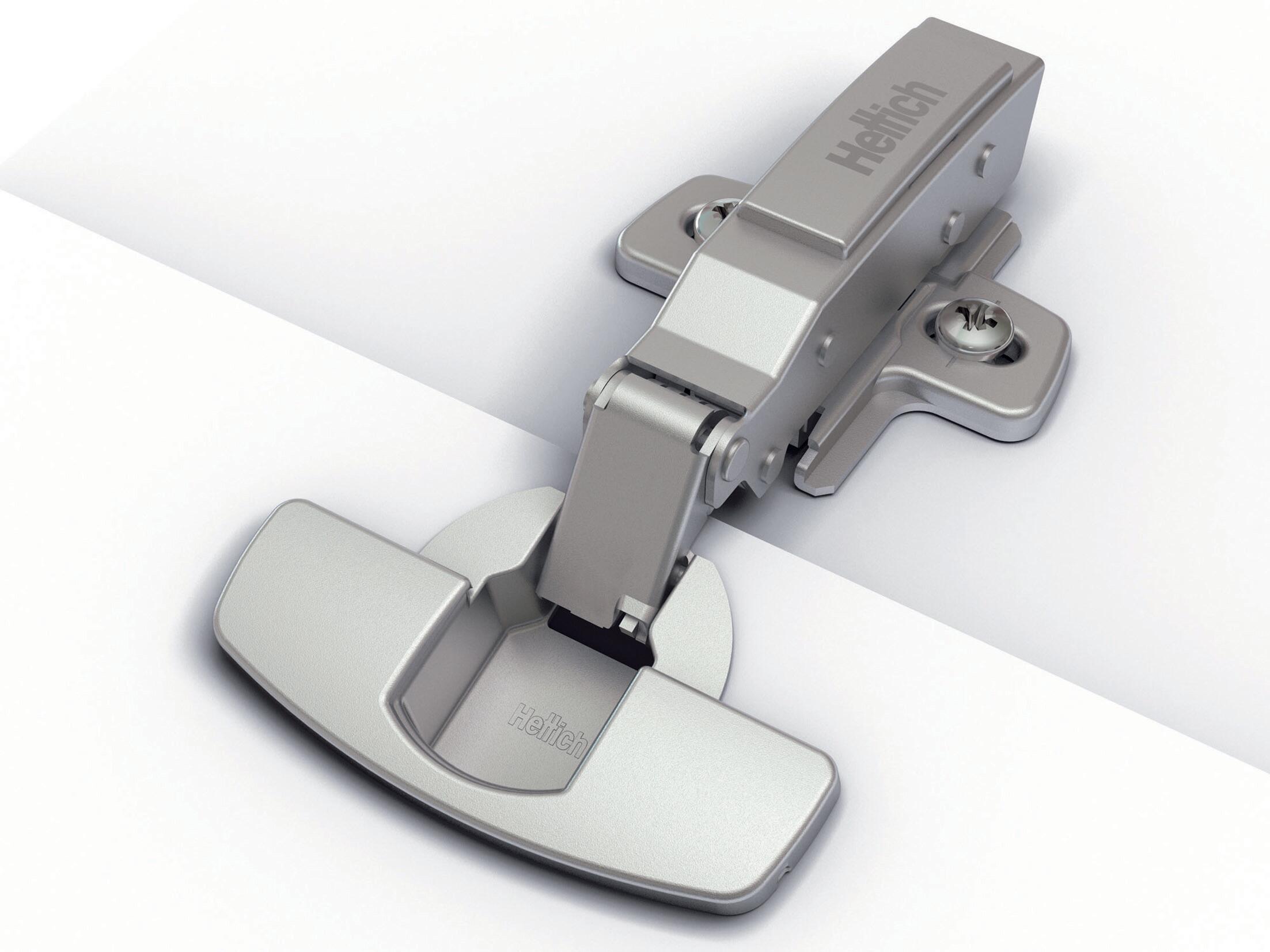 Dobradiça invisível para armário com clip e mola 35 mm 110º Hettich Sensys - 5