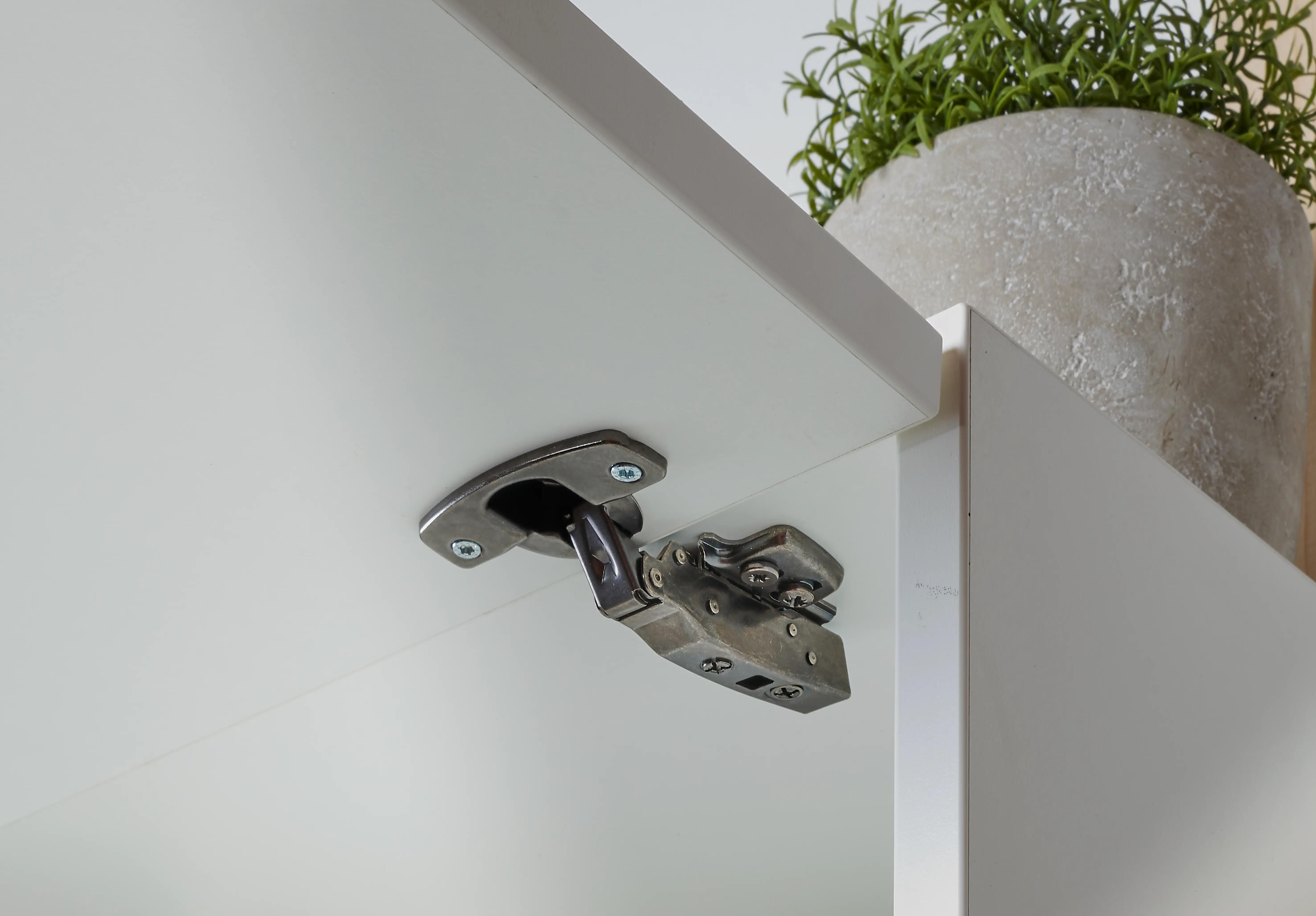 Dobradiça invisível para armário com clip e mola 35 mm 110º Hettich Sensys - 3