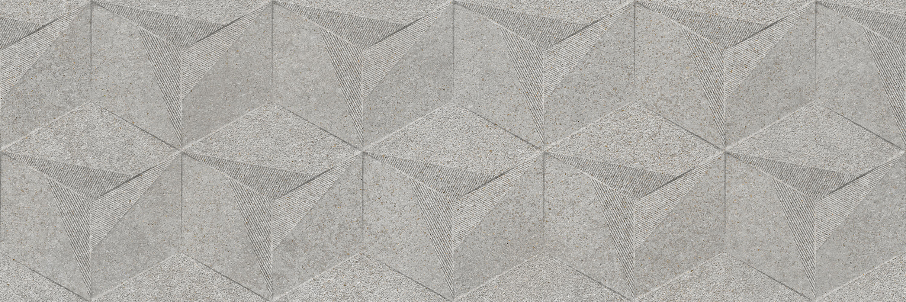 Azulejo cerámico code decor grey efecto relieve grey 40x120 cm