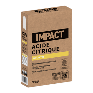 Acide citrique IMPACT Détartrant, 500g Leroy Merlin Les bons plans des petits projets avant l'été