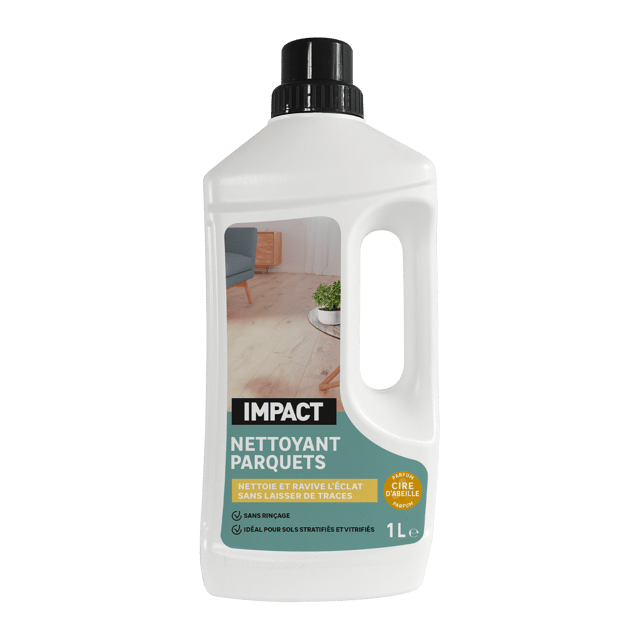 Nettoyant IMPACT Parquet stratifié, parfum cire d'abeille, 1L
