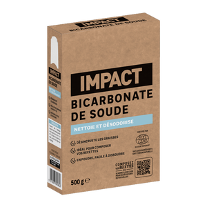 Bicarbonate de soude IMPACT Nettoyant multi-usage, 500g Leroy Merlin Les bons plans des petits projets avant l'été
