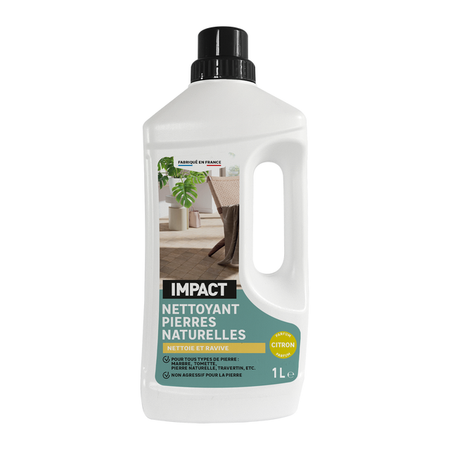Nettoyant carrelage IMPACT Sols pierre naturelle, parfum agrumes, 1L