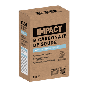 Bicarbonate de soude IMPACT Nettoyant multi-usage, 2Kg Leroy Merlin Les bons plans des petits projets avant l'été