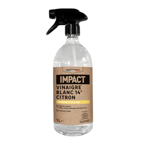 Vinaigre blanc IMPACT 14° en spray, parfum citron, détartrant, 1L Leroy Merlin Les bons plans des petits projets avant l'été