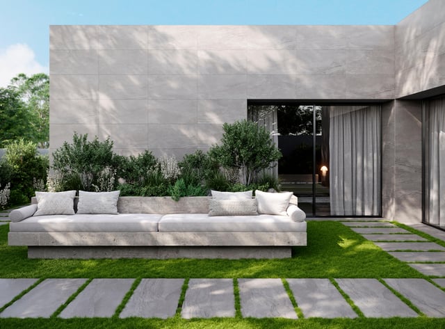 Suelo porcelánico Bela efecto piedra grey 60x120 cm C3