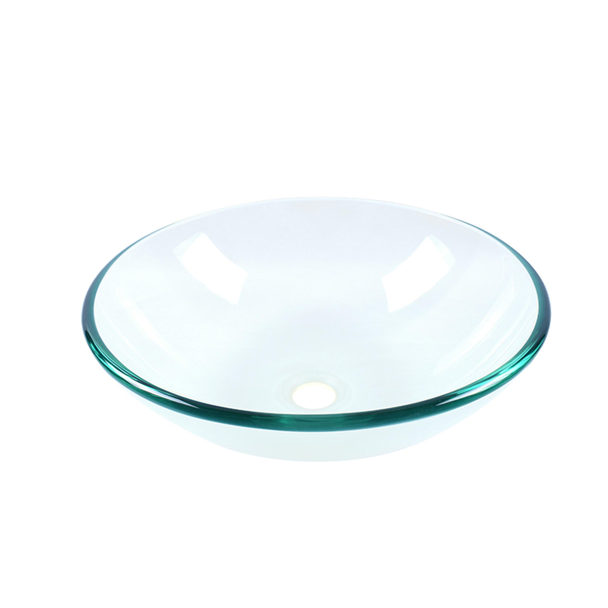 Lavabo Rotondo KADAX, Plastica Opaca, Robusto, Bagno, Versatile, Crema