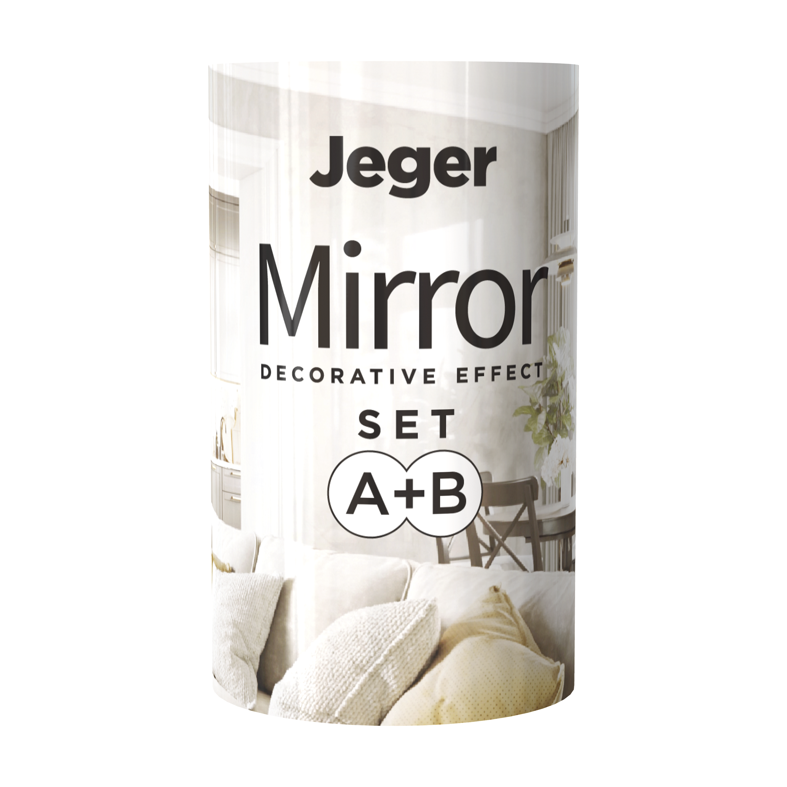 Powłoka dekoracyjna dwukomponentowa przezroczysta 0.76 kg Jeger