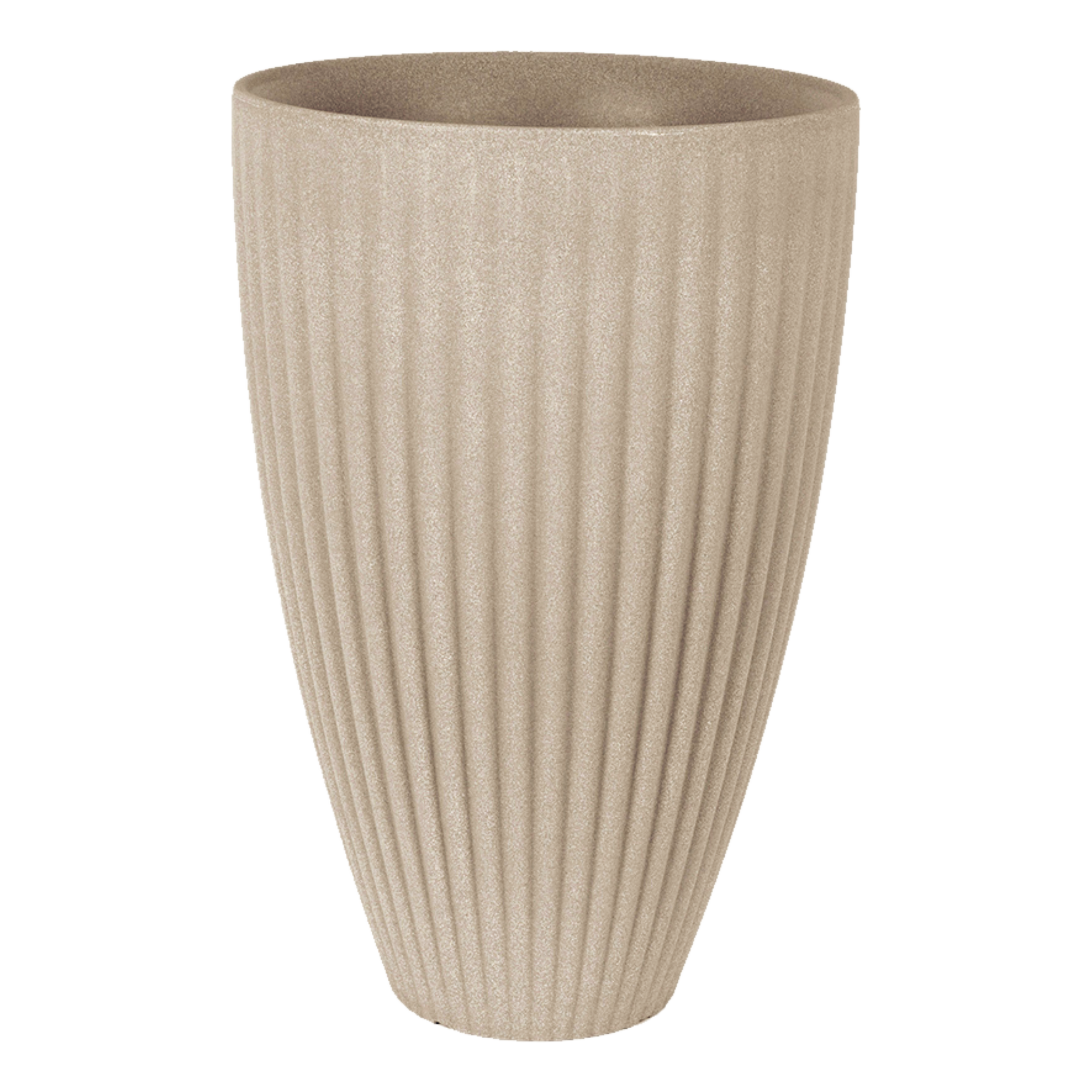 Donica wysoka Lotus śr.40 cm piaskowa Vog