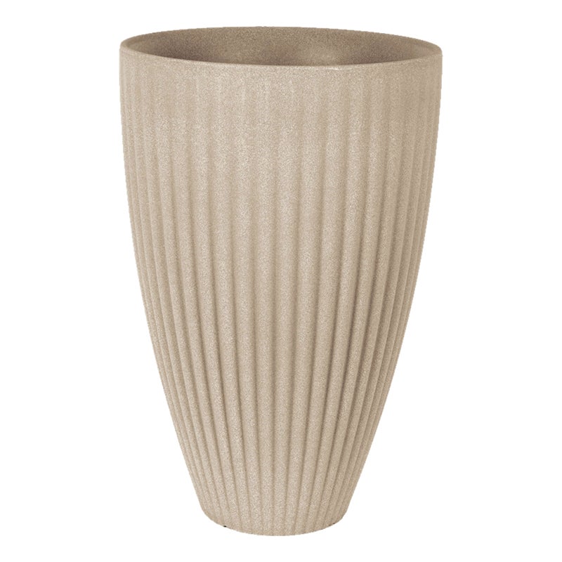 Donica wysoka Lotus śr.40 cm piaskowa Vog