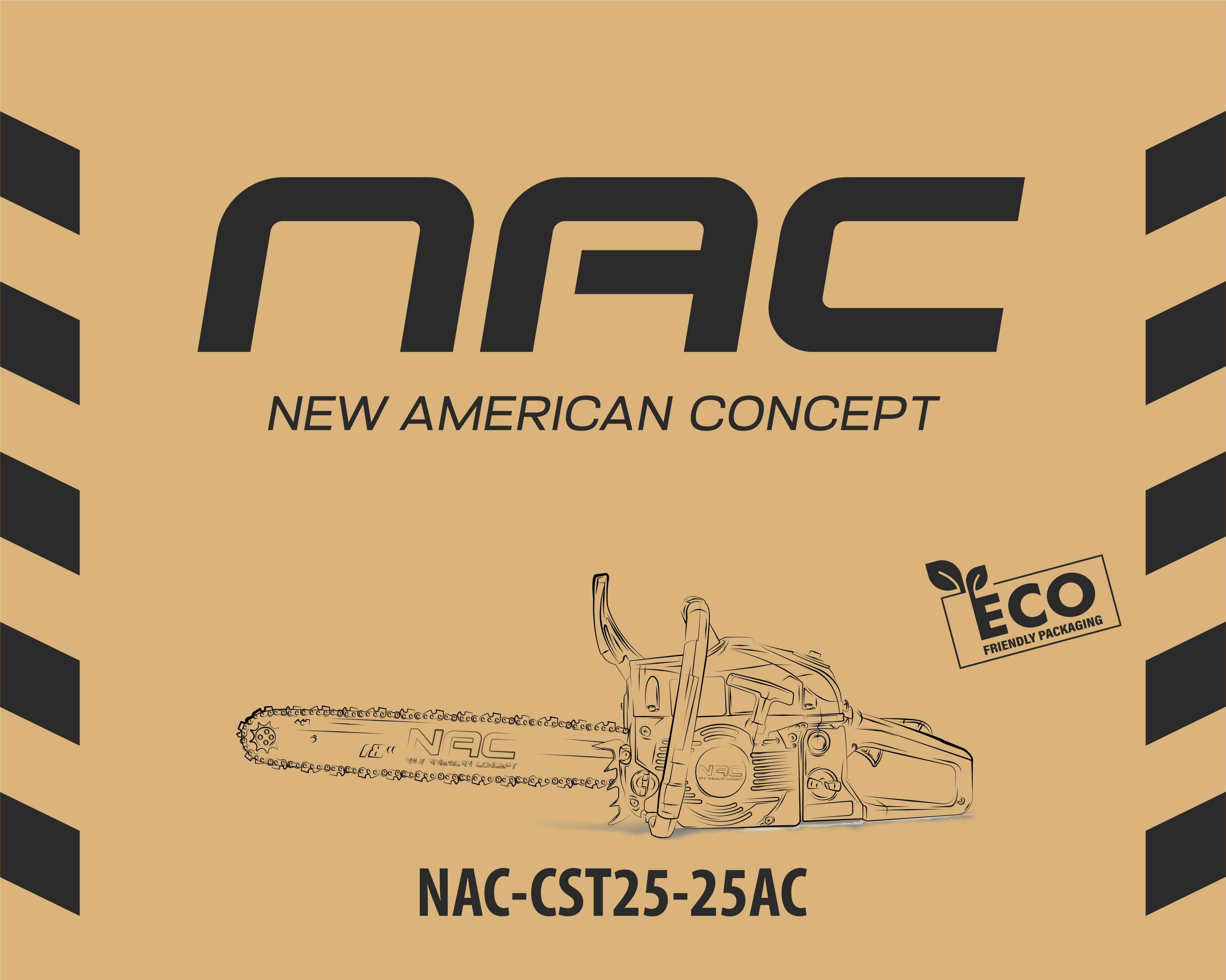 Pilarka łańcuchowa spalinowa 25cm NAC CST25-25AC 0.75kW 25.4cm3 - 2