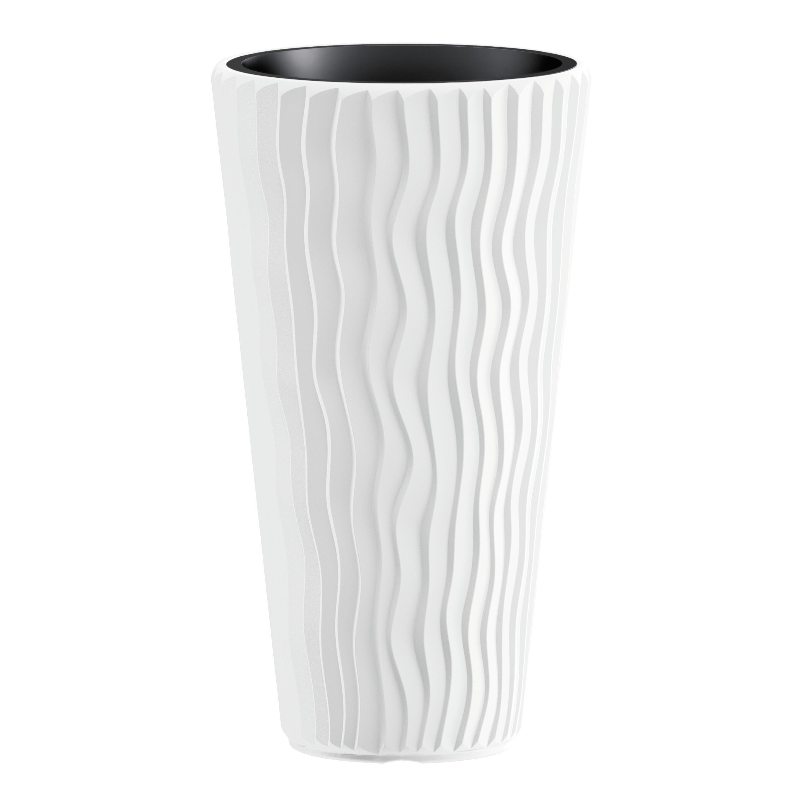 Vaso Per Piante Sandy Slim – Resistente Al Gelo, 3 Misure E 4 Colori (Antracite 300 Con Insertio) - 3