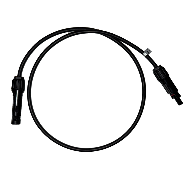 Cabo de extensão MC4 1 metro 4mm IP68