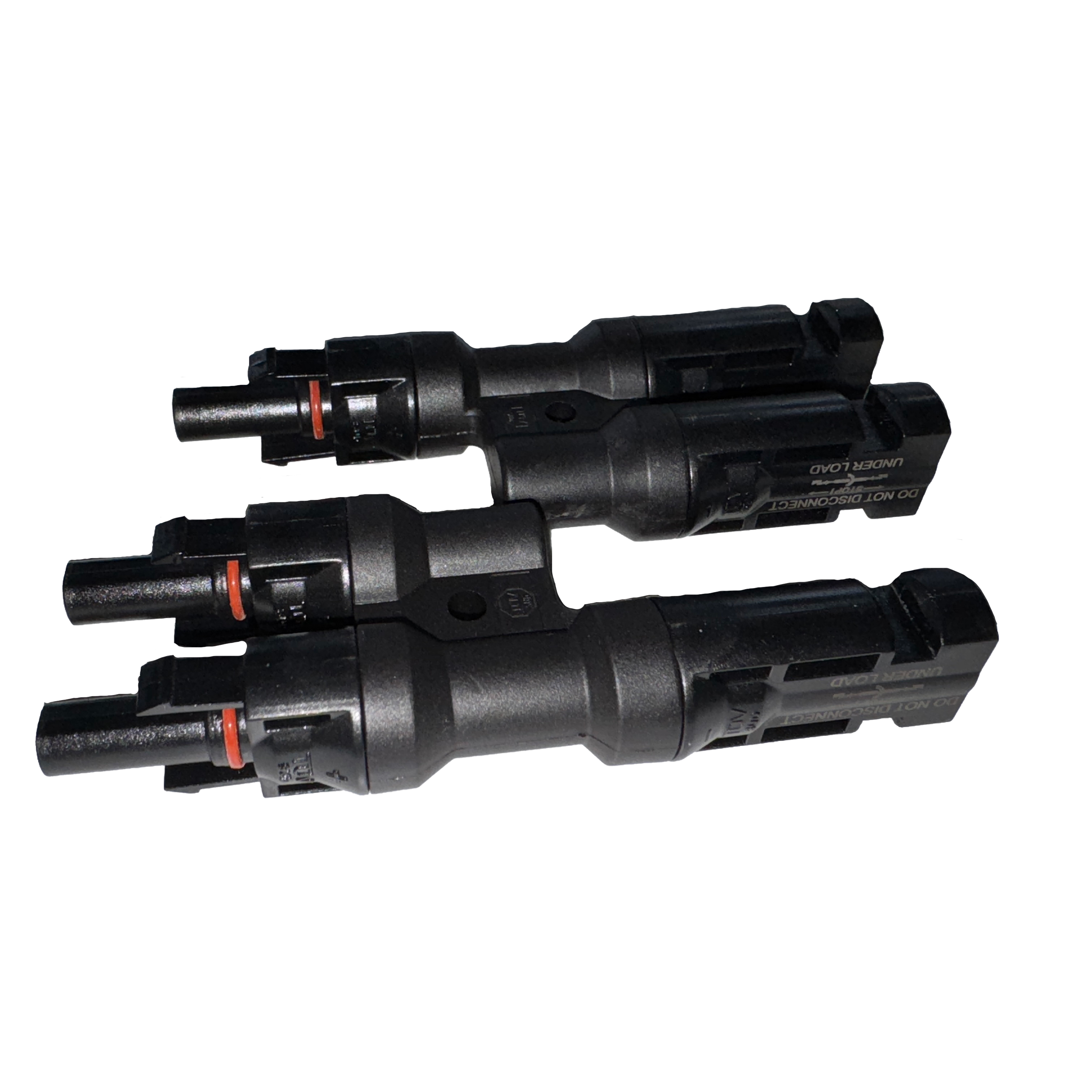 Conectores (macho+fêmea) MC4 divididos 1 para 2 IP68 - 6
