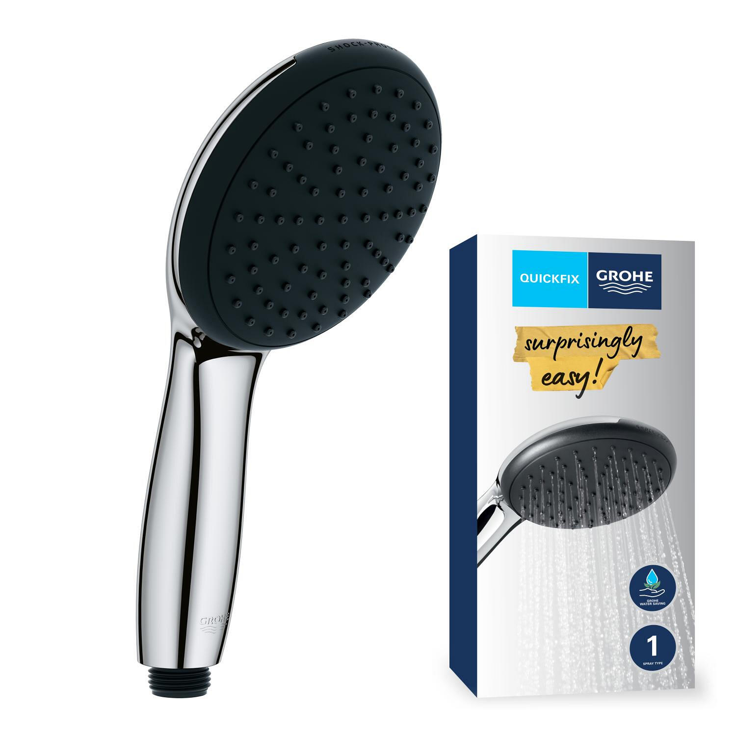 Pommeau de douche chrome 1 jet Vitalio start GROHE - 3
