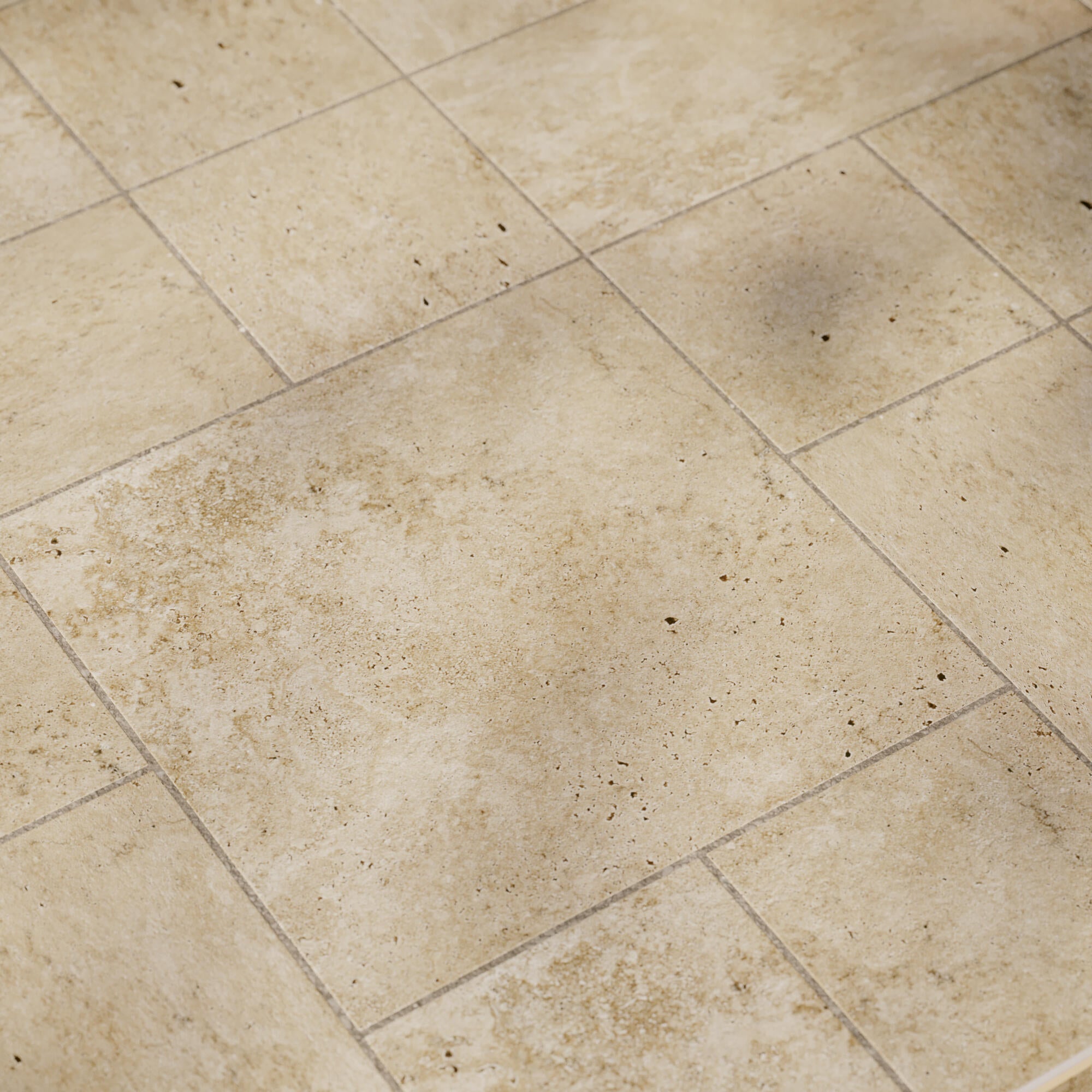 Carrelage sol extérieur effet travertin beige Koos multiformats cm ARTENS - 9