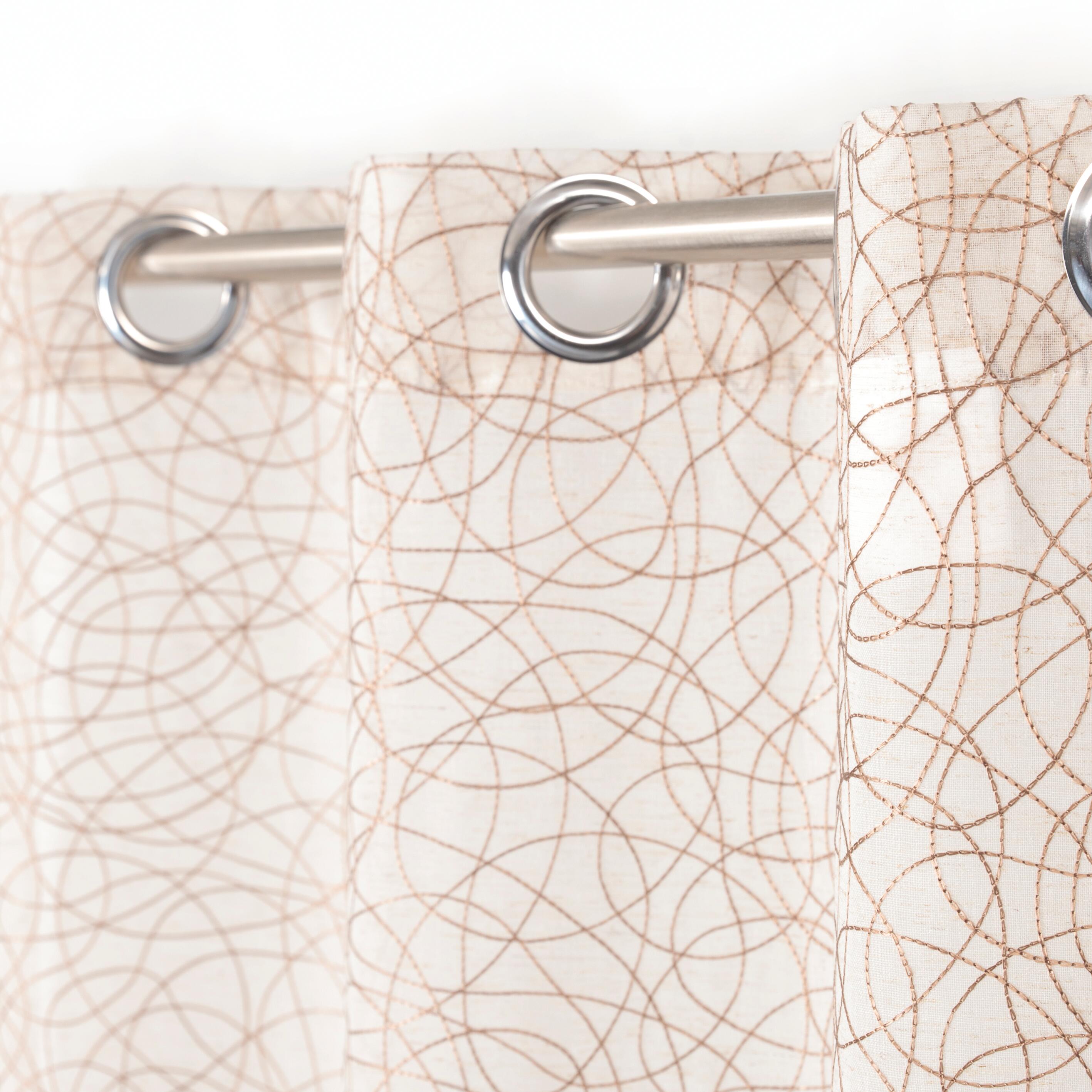 Tenda Salsa crema, occhiello 140x260 cm - 2