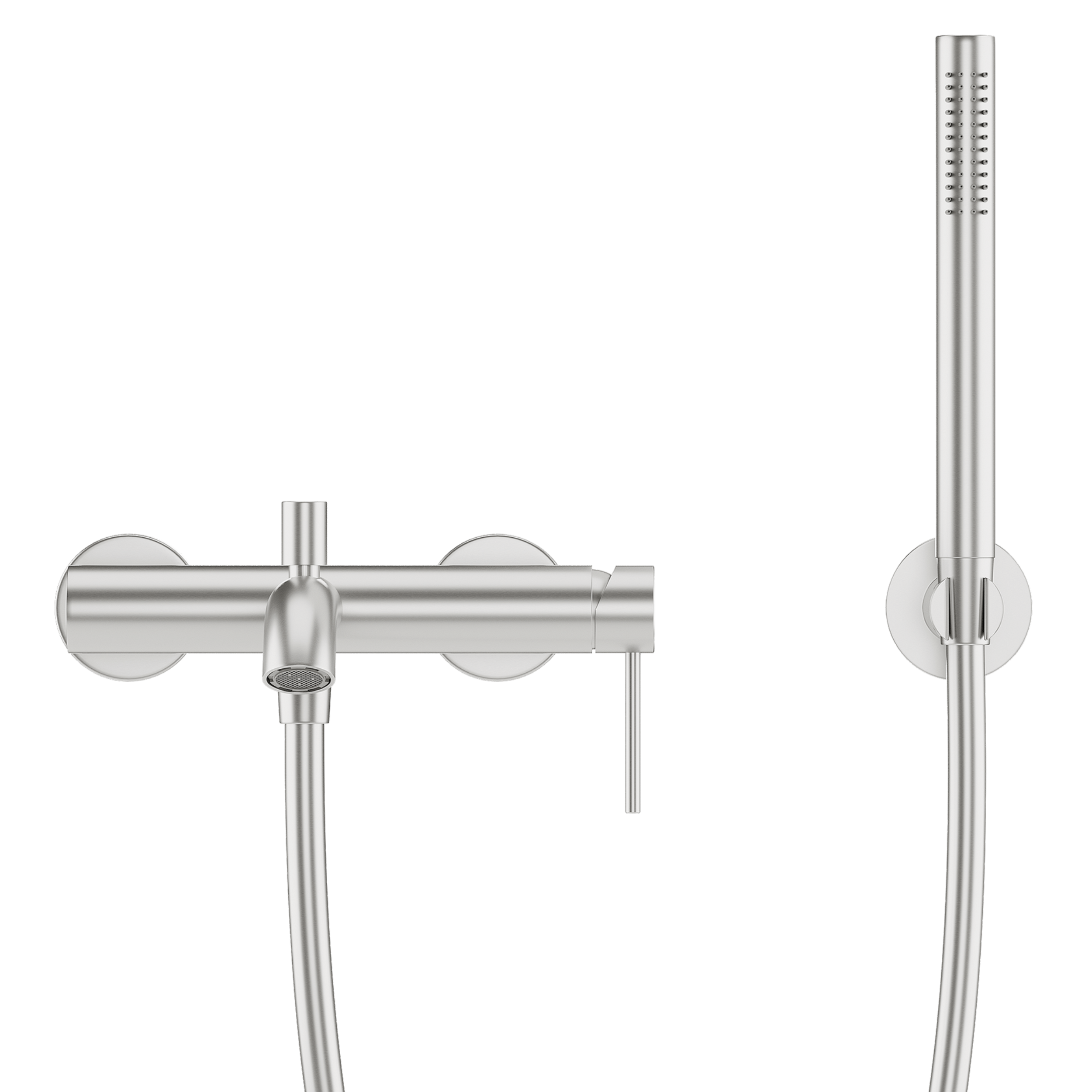 Bateria wannowa srebrna stal nierdzewna Flint KFA Armatura - 7