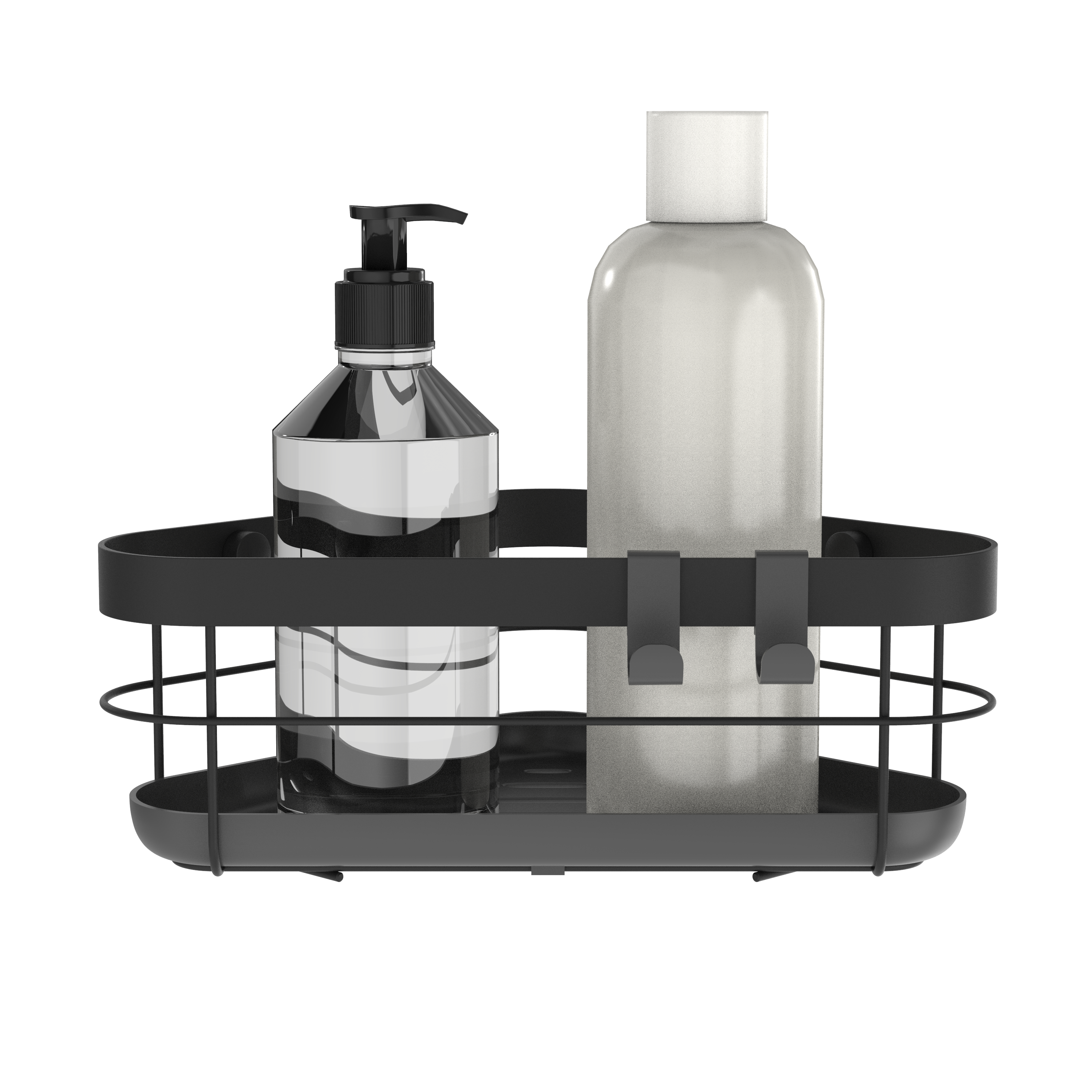 Organizador de ducha remix negro 21.5x10.3x21.5 cm