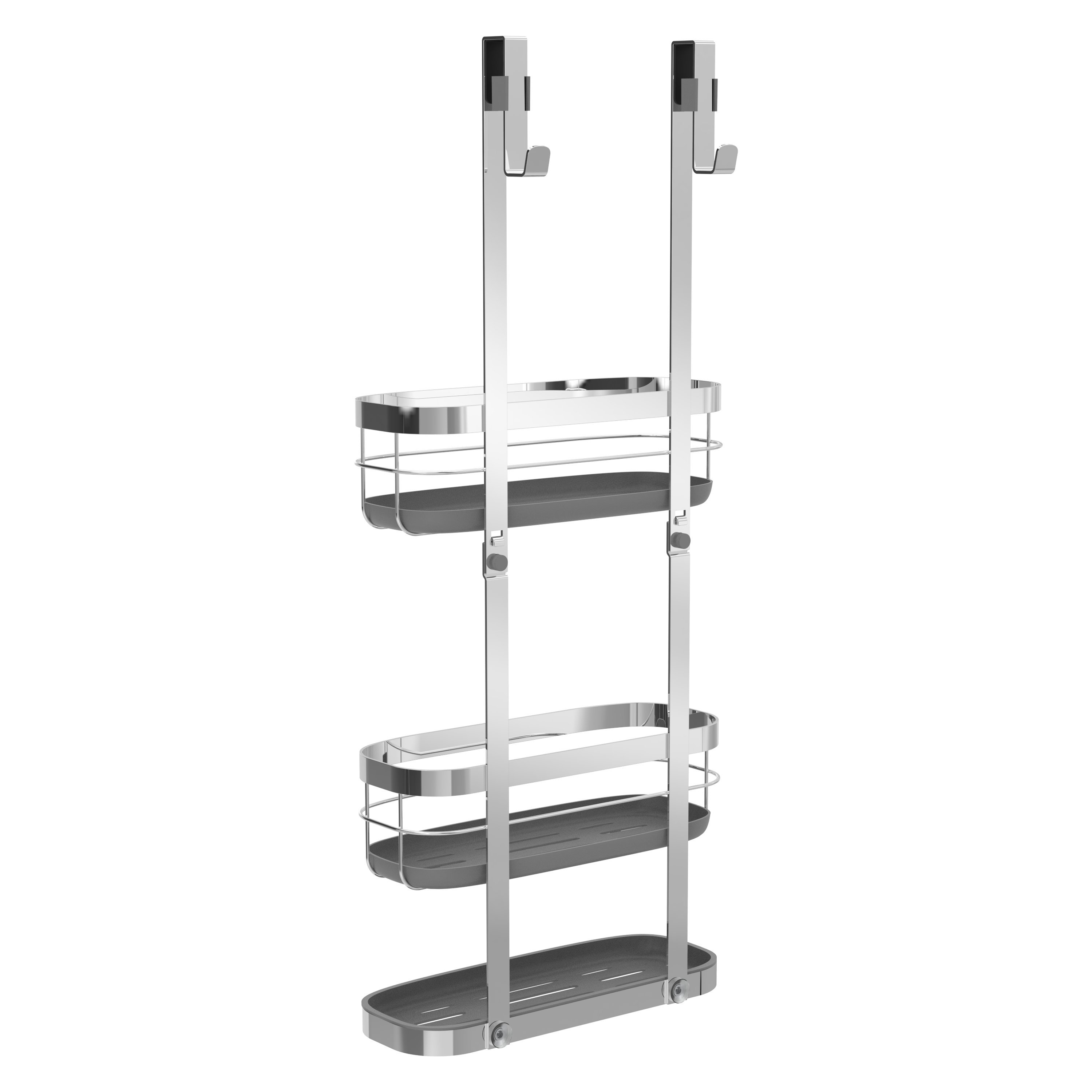 Etagère de douche chrome à suspendre à la paroi de douche remix SENSEA - 6