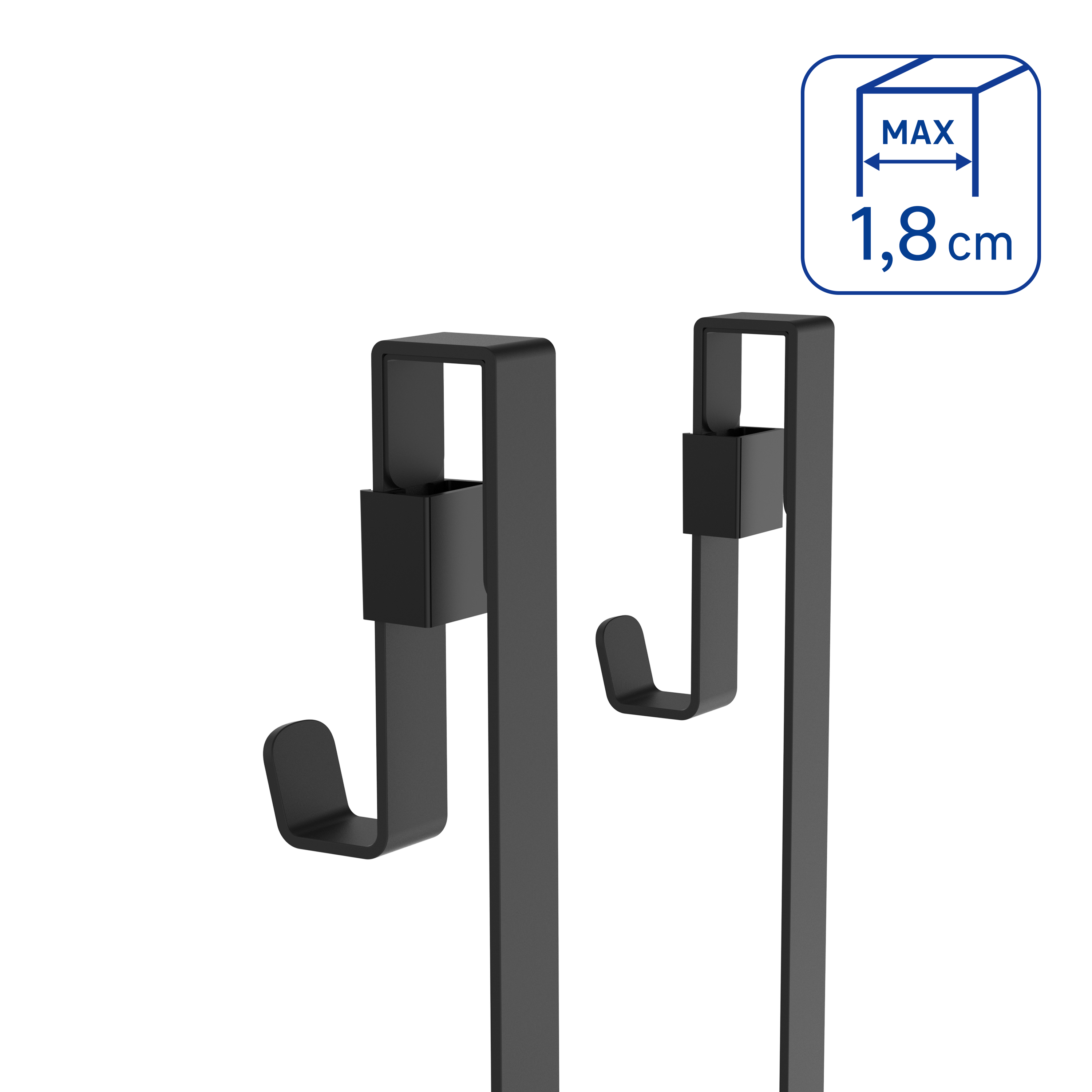 Cesto de duche para pendurar 3 Níveis preto Remix Sensea - 5