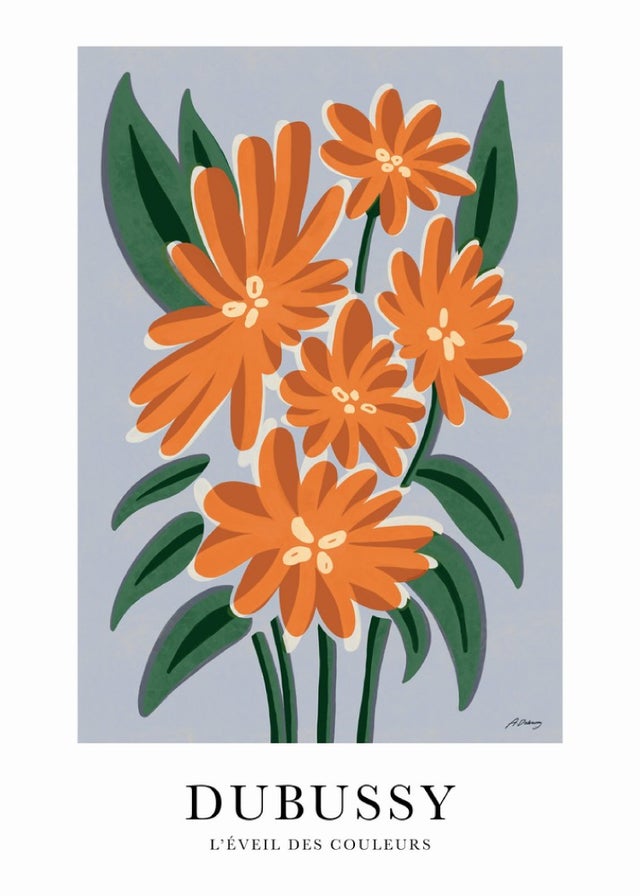 Affiche Eveil des couleurs, multicouleur EDITIONS BRAUN l.50 x H.70 cm