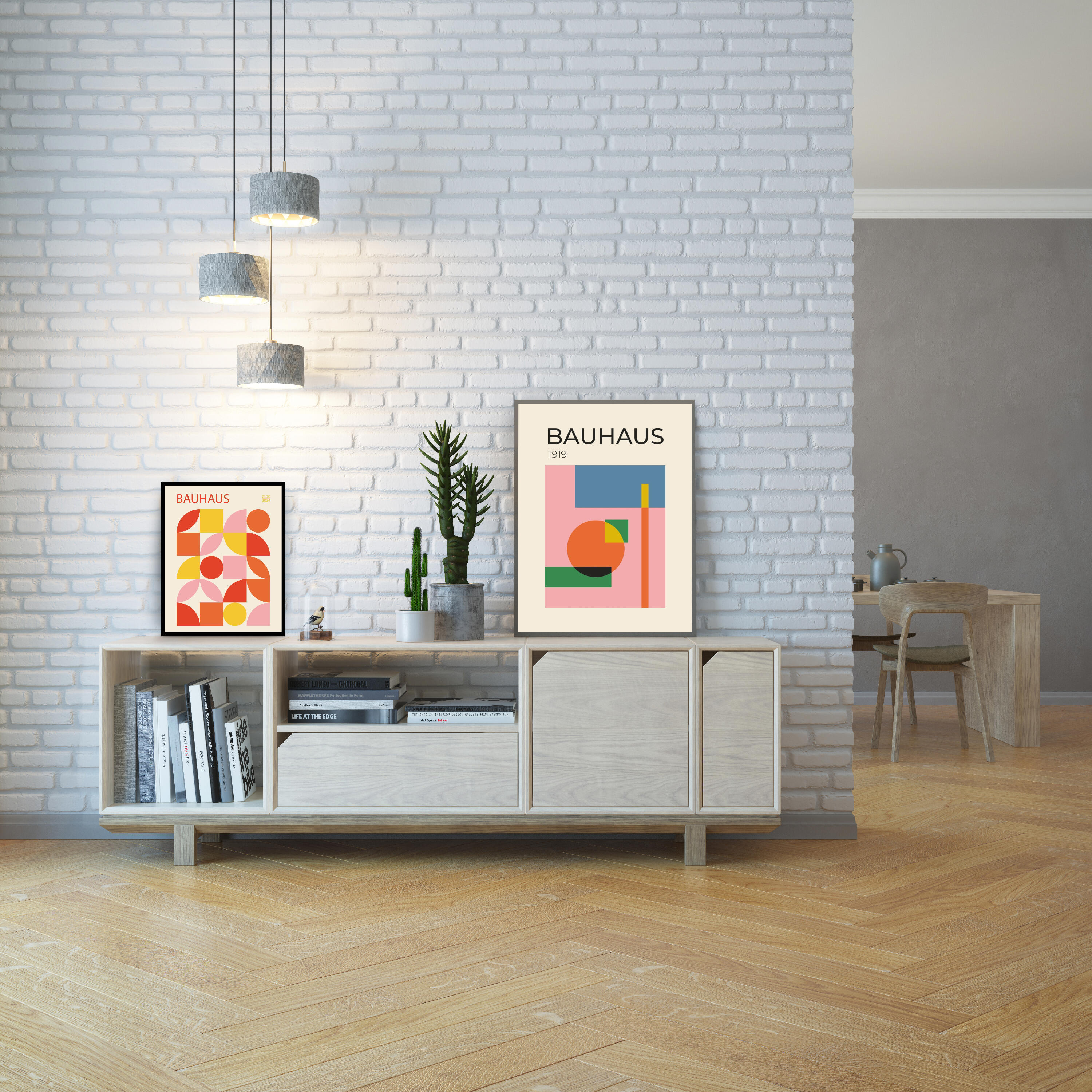 Affiche Bauhaus 2024, multicouleur EDITIONS BRAUN l.40 x H.50 cm - 3
