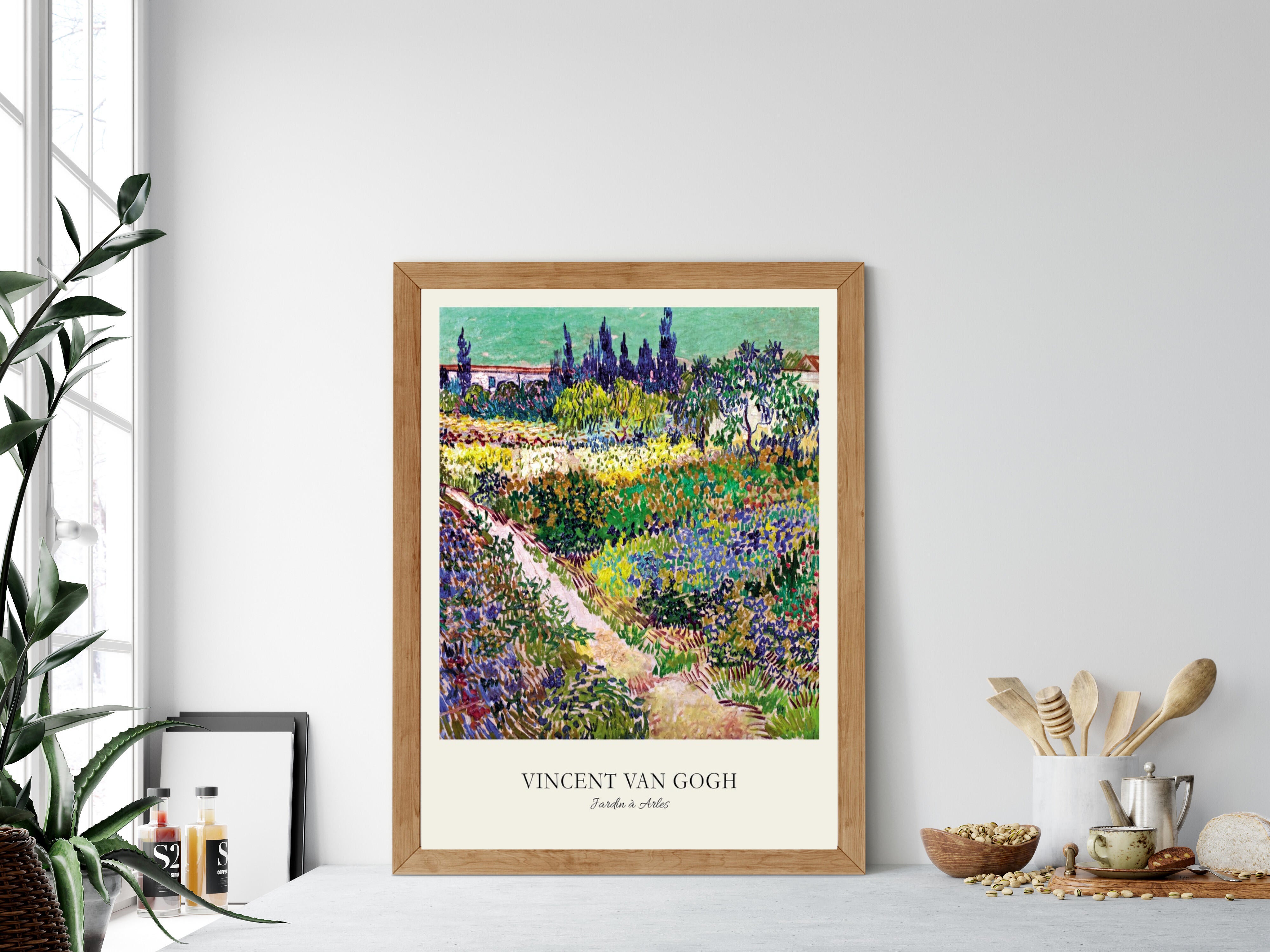 Affiche Jardin à Arles, multicouleur EDITIONS BRAUN l.40 x H.50 cm - 2
