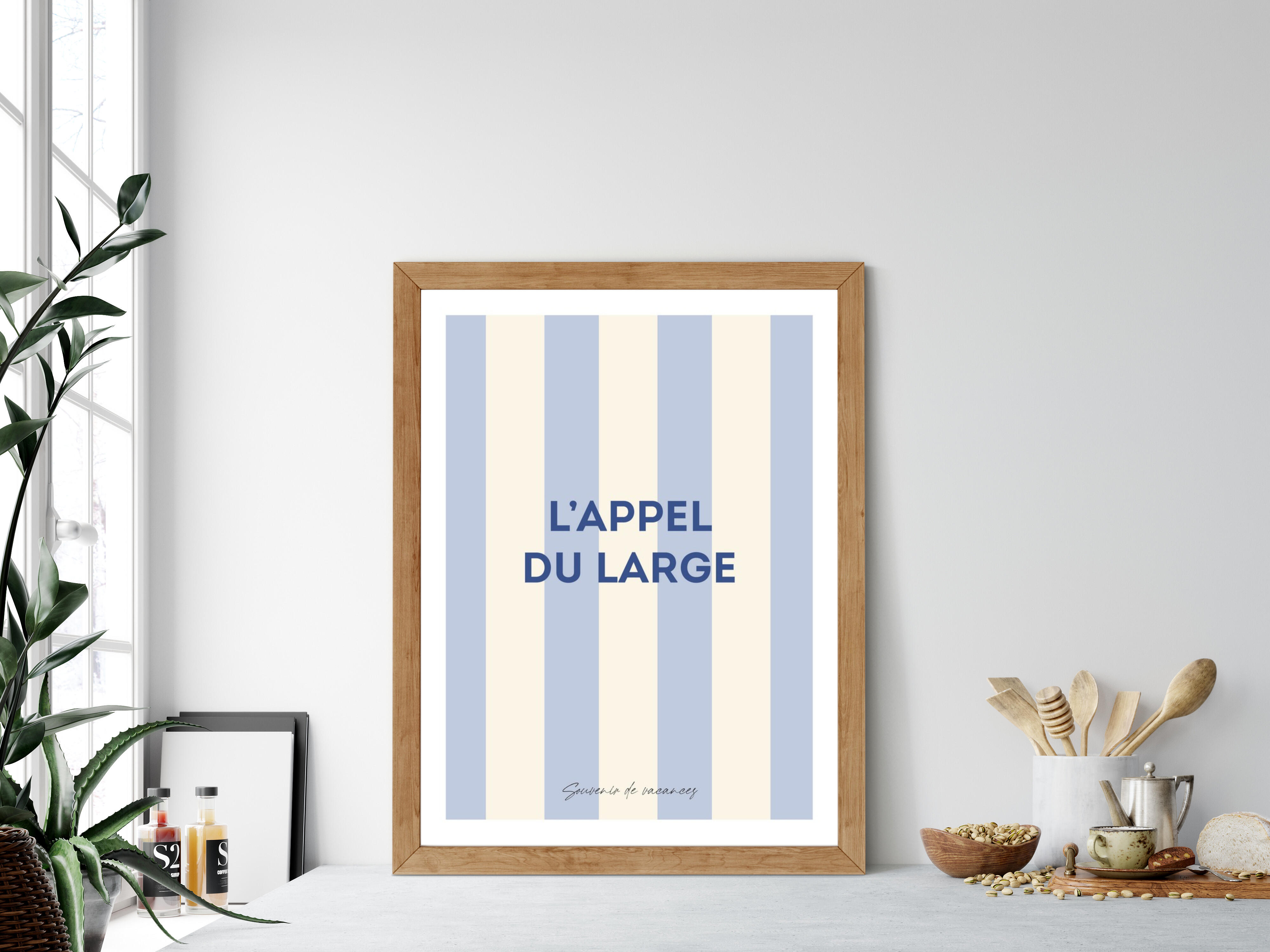Affiche Appel du large, multicouleur EDITIONS BRAUN l.30 x H.40 cm - 2