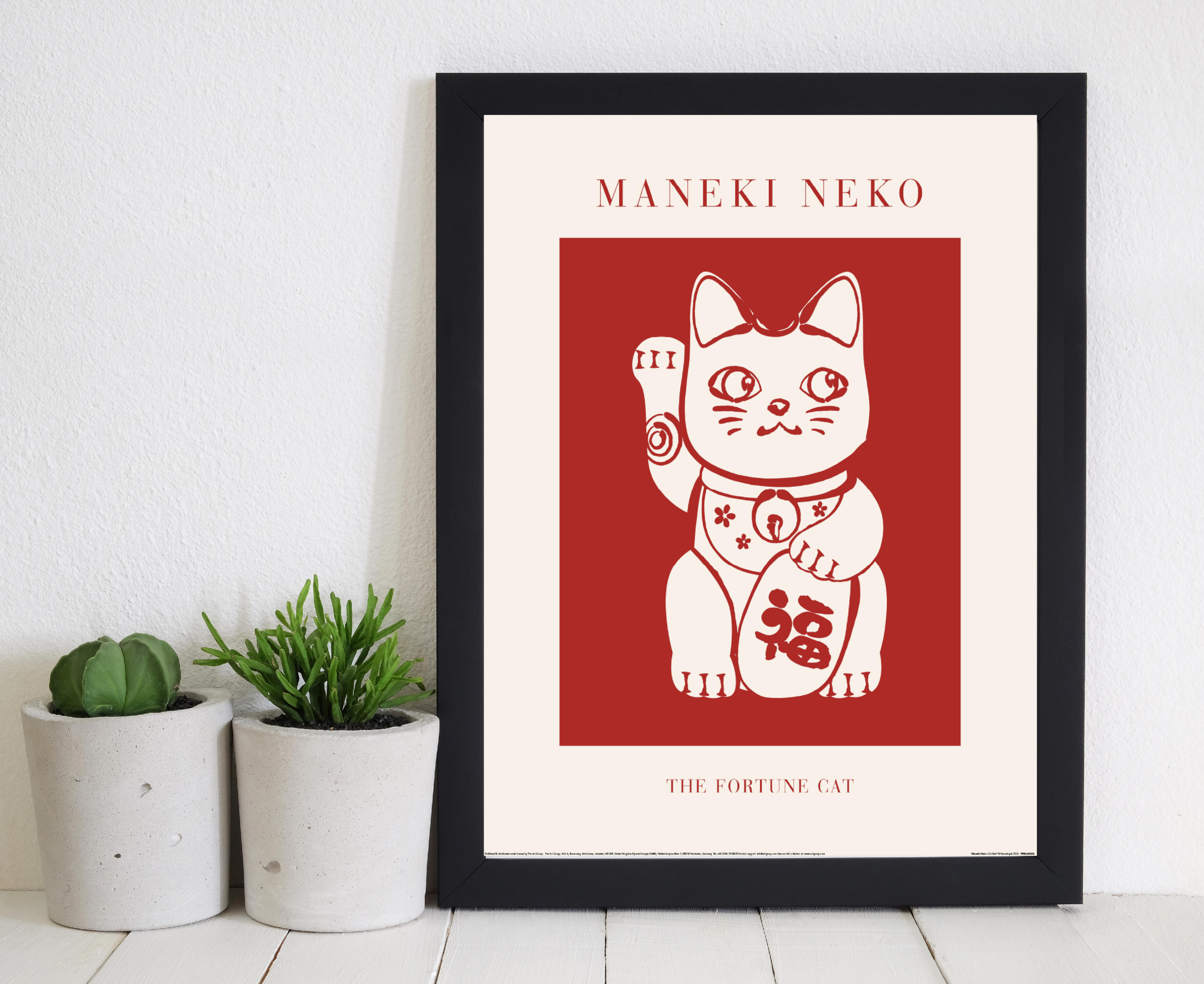 Affiche Red Cat, multicouleur EDITIONS BRAUN l.40 x H.50 cm - 5