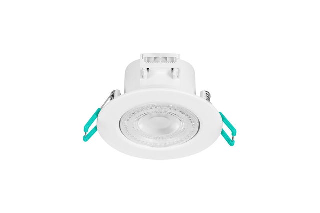 FOCO LED CIRCULAR BASCULANTE 4.8W RGBW-R-W BRANCO/PRETO