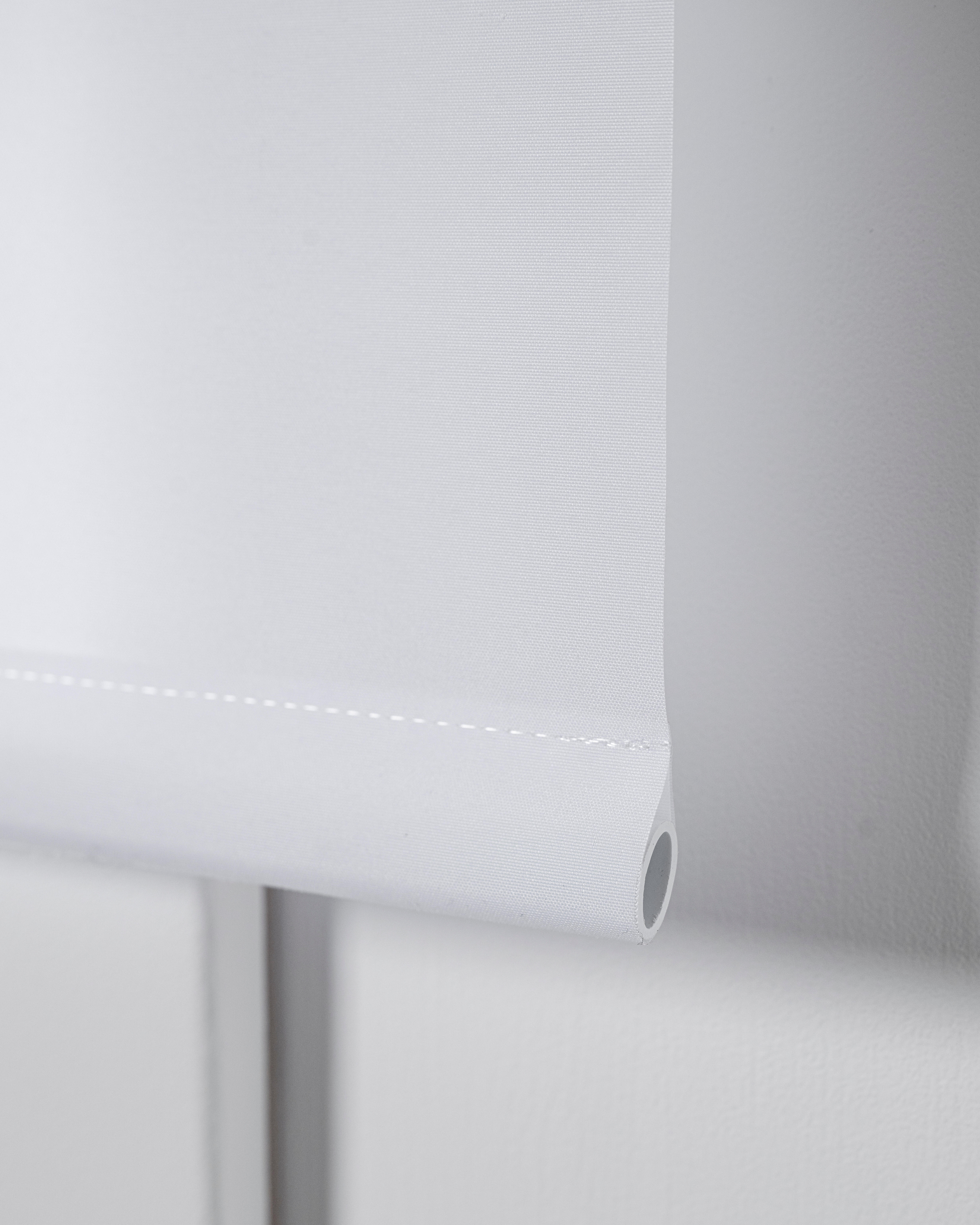 Estor enrollable Loneta blanco de 135x190cm - 3