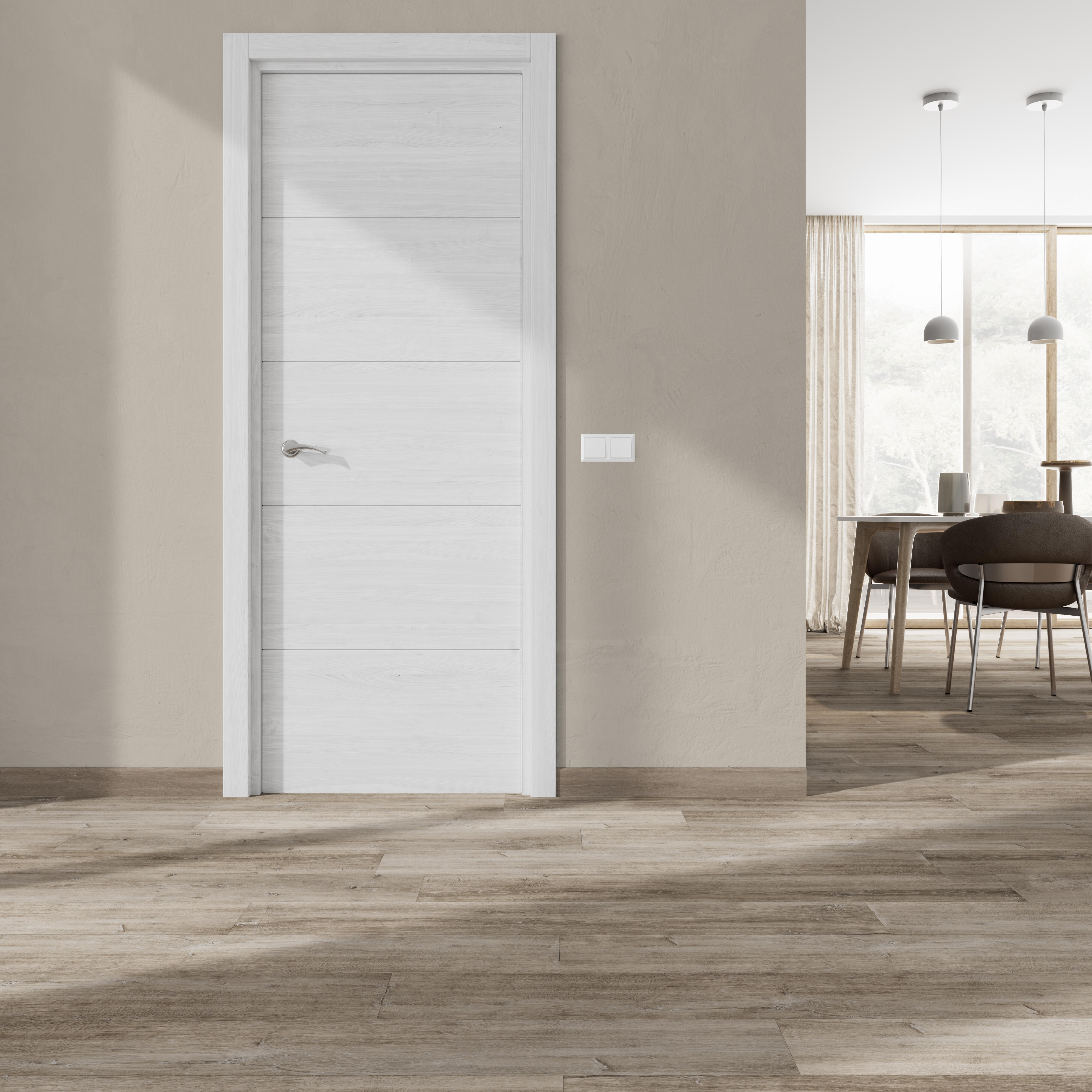 Pavimento vinílico SPC click flutuante Merida intenso extremo Artens 5,5 mm com base BG235 - 2