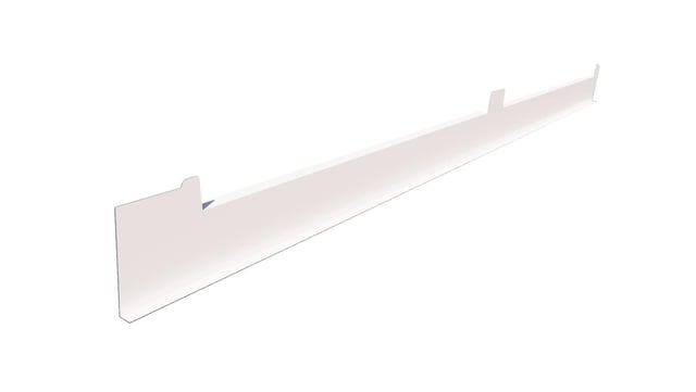 REMATE FRONTAL METAL BLANCO 1 M