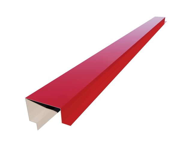 REMATE LATERAL METAL  ROJO 3.2 M