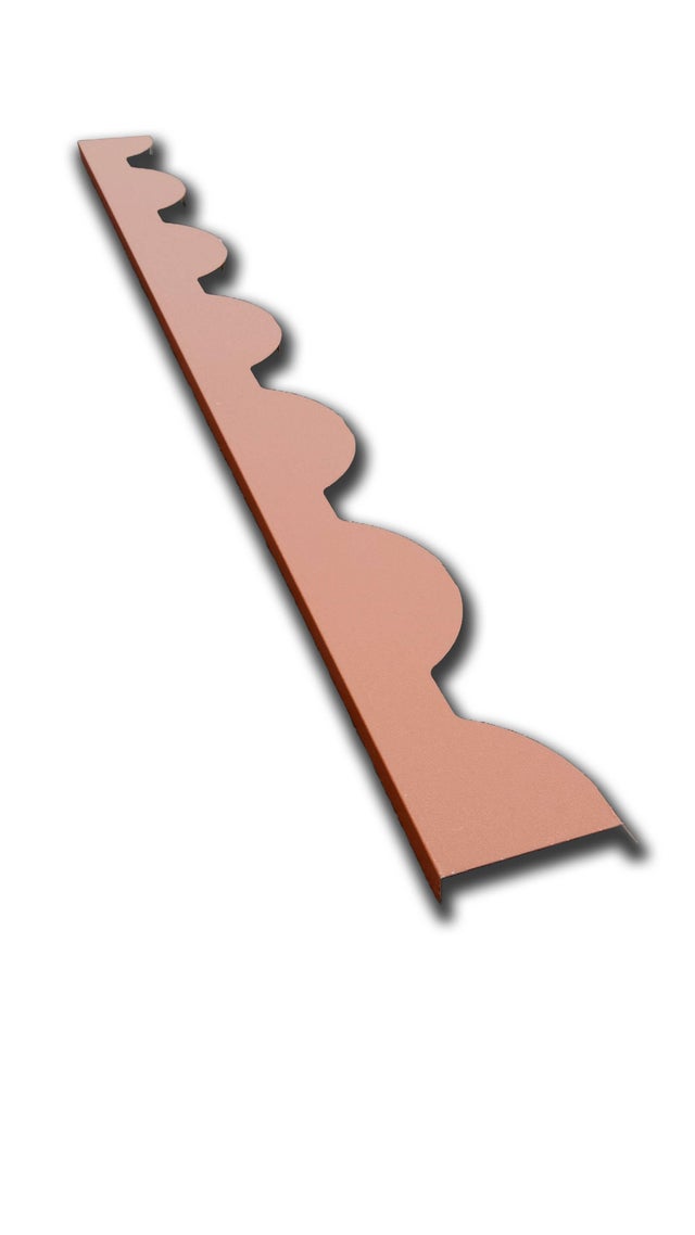 REMATE FRONTAL METAL ROJO 1 M