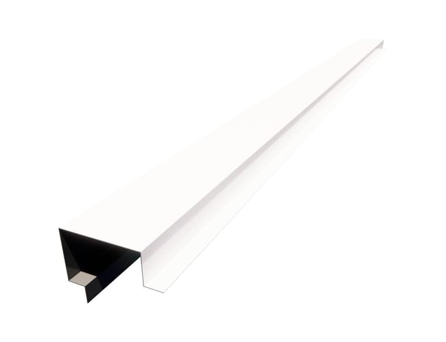 REMATE LATERAL METAL BLANCO 3.2M - 1