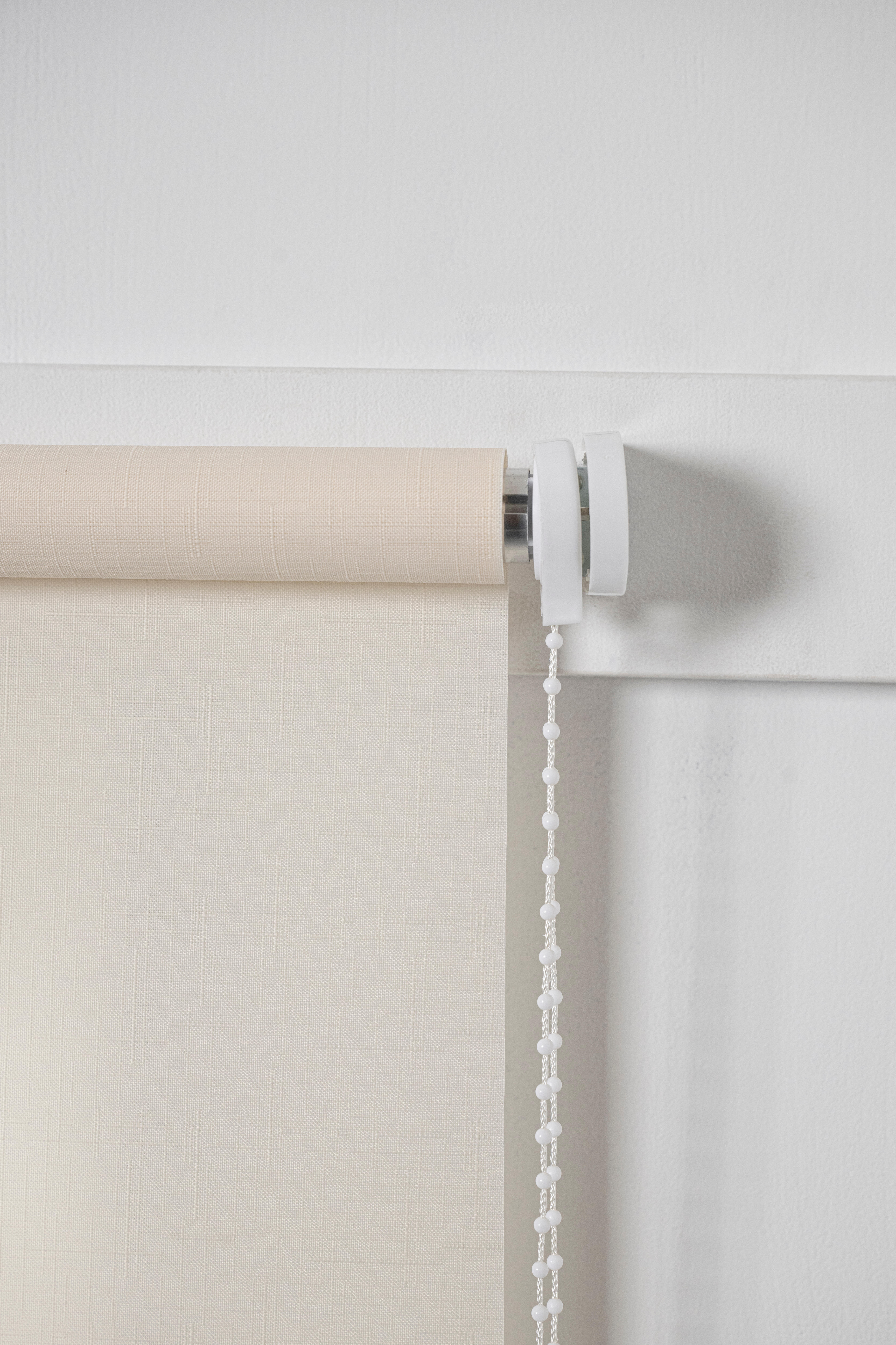 Estor enrollable Shantung beige de 120x190cm - 3