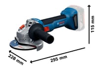 AMOLADORA BATERÍA BOSCH GWS 18V-8 18V BRUSHLESS 125MM - 2