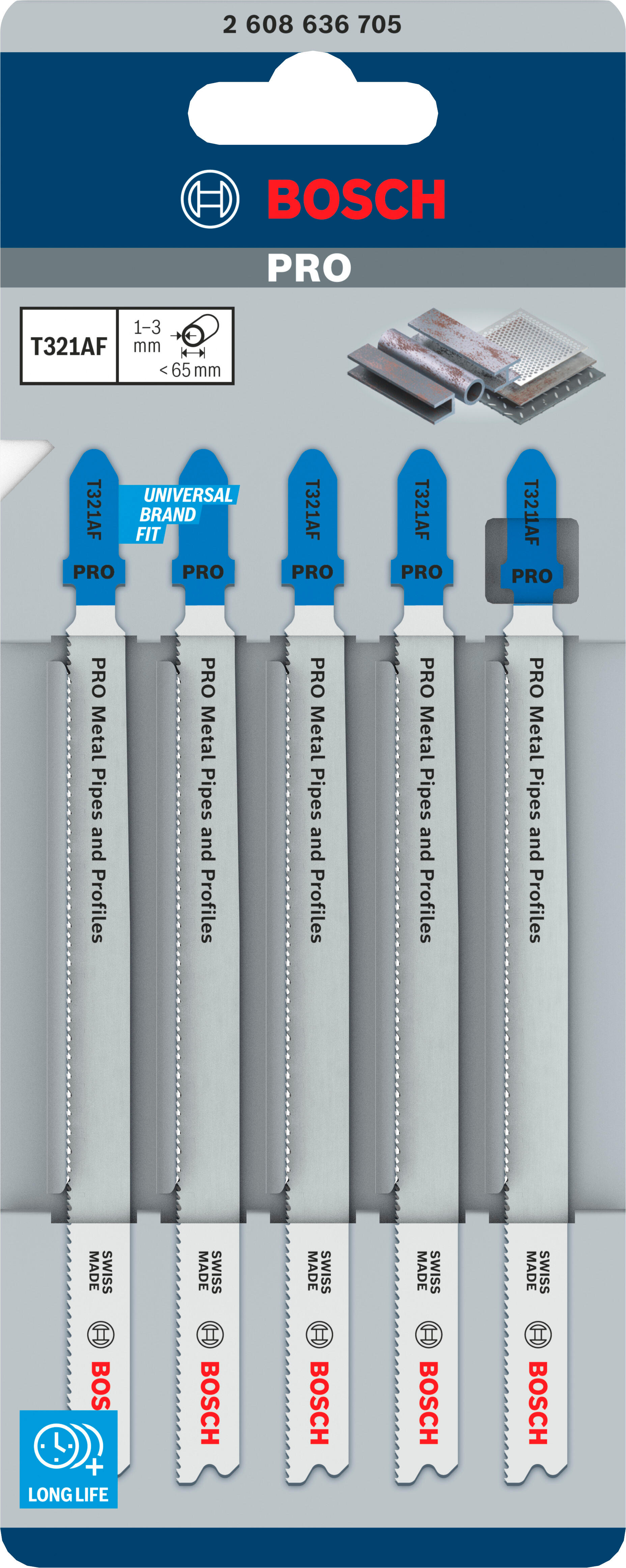 5 HOJAS SIERRA DE CALAR CORTE BI METAL 132MM - 3