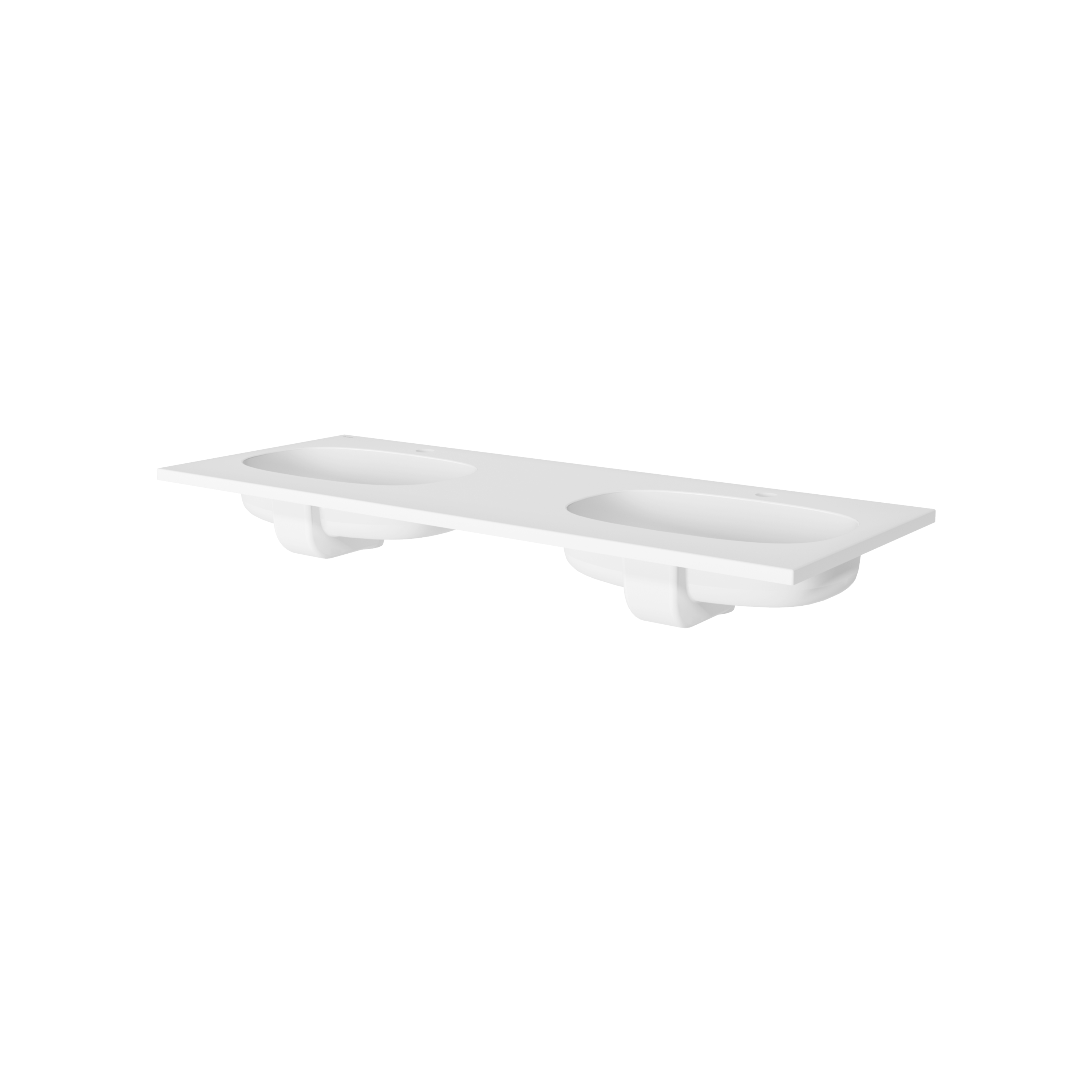 Lavabo encastrado modern blanco 121x14.3x46 cm