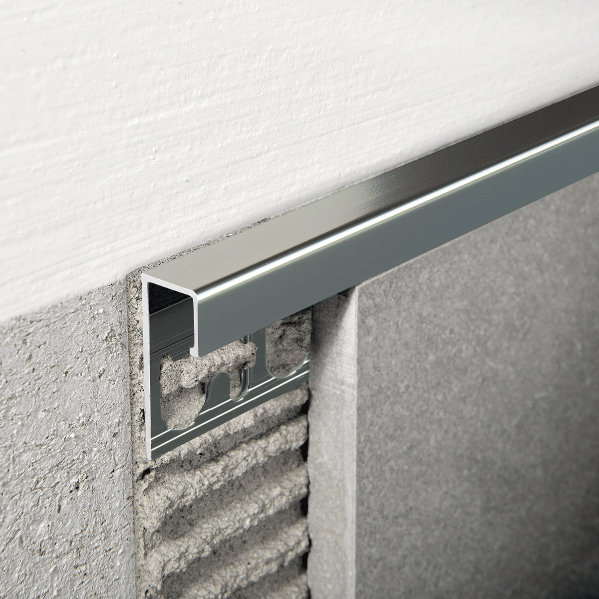 Profilo In Alluminio Cromato A L 20x10x1000 Mm - Per Fai Da Te E Applicazioni Industriali