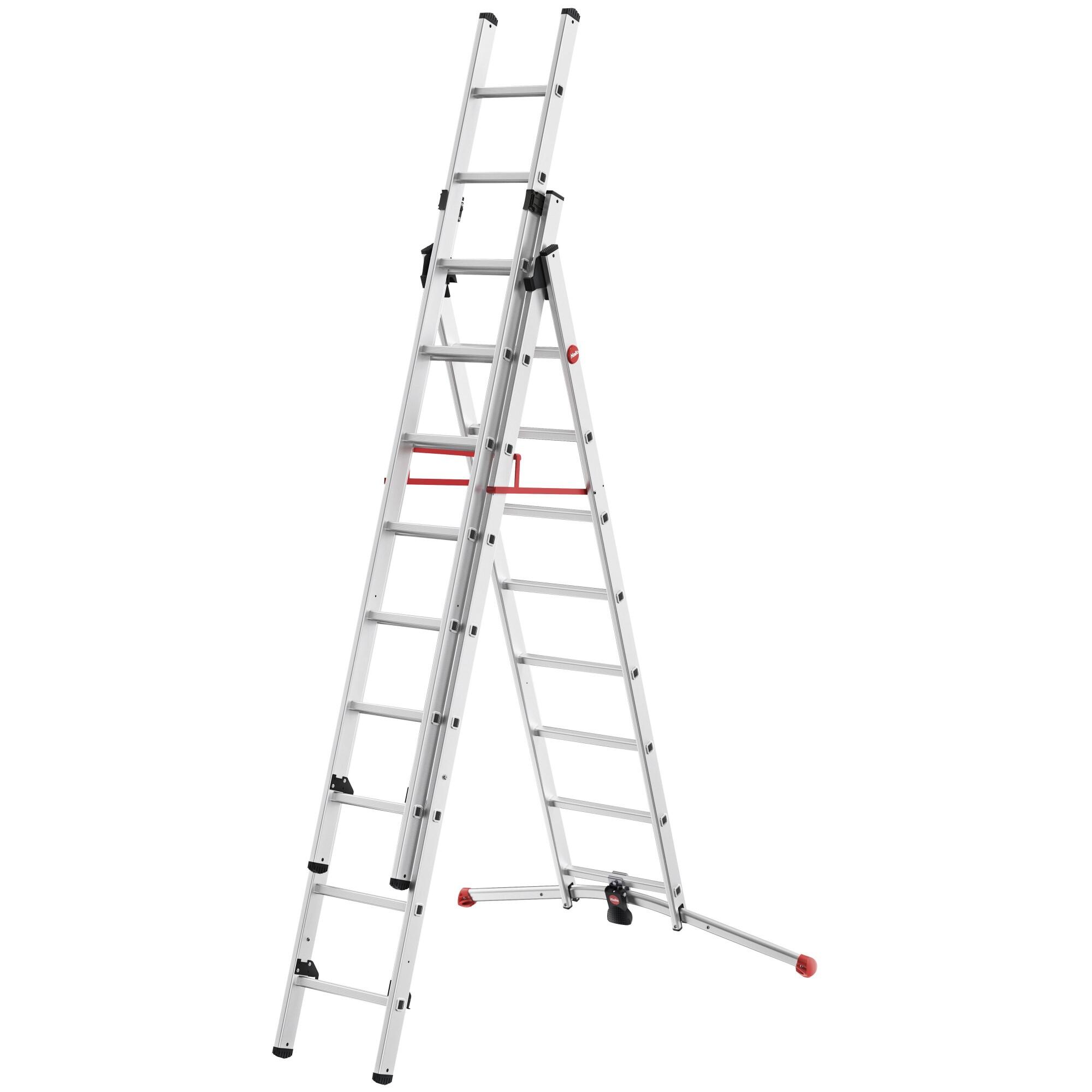 Escalera transformable hailo 26 peldaños