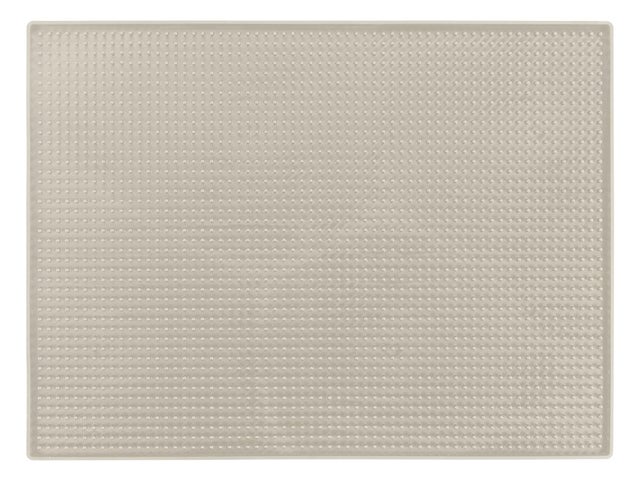 Tappettino scolapiatti in gomma termo propilenica beige L 30 x P 40 x H 1 cm