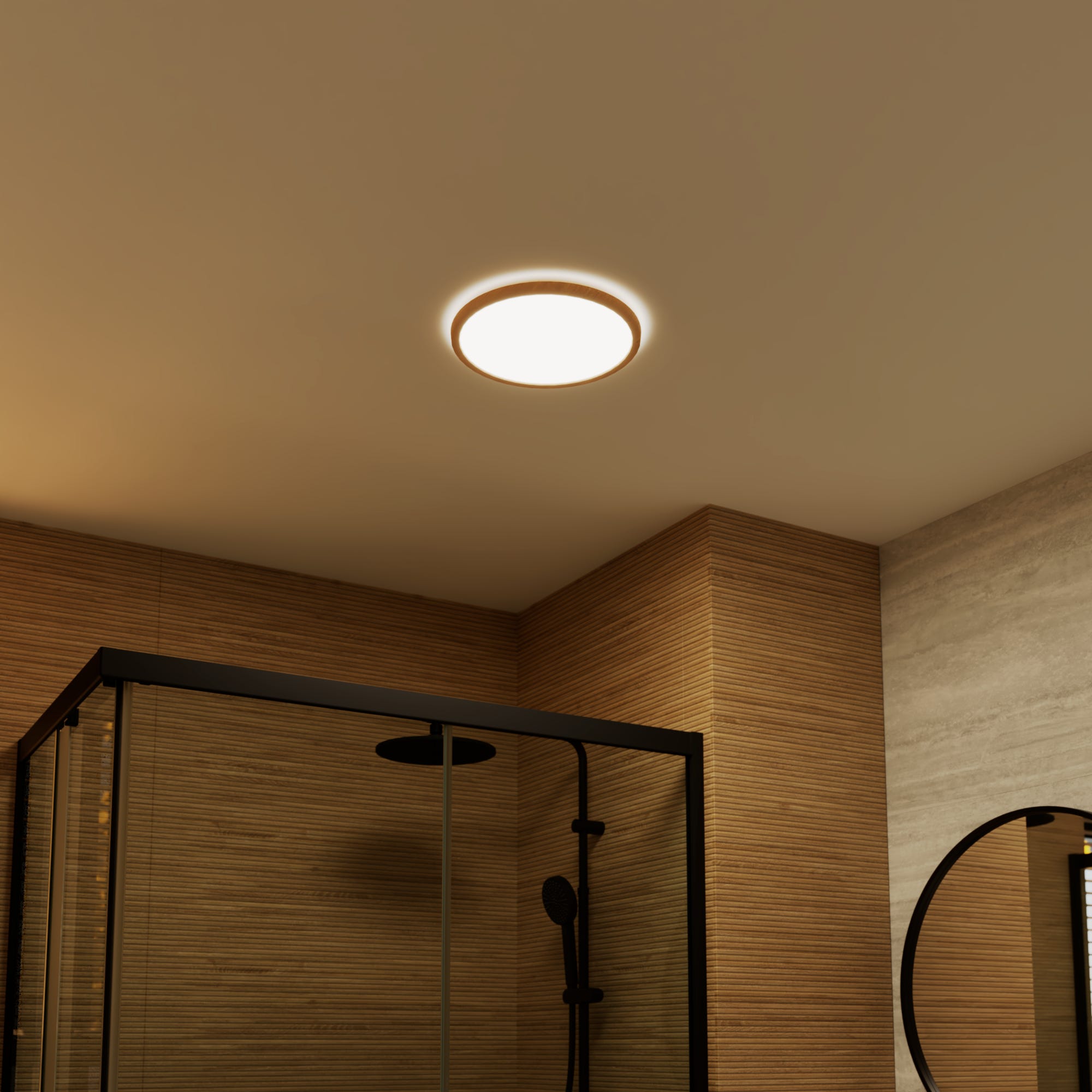 MLOQI Plafonnier LED carré 42 W, 5000 K blanc lumière de jour MLOQI Plafonnier LED carré 42 W, 5000 K blanc lumière de jour